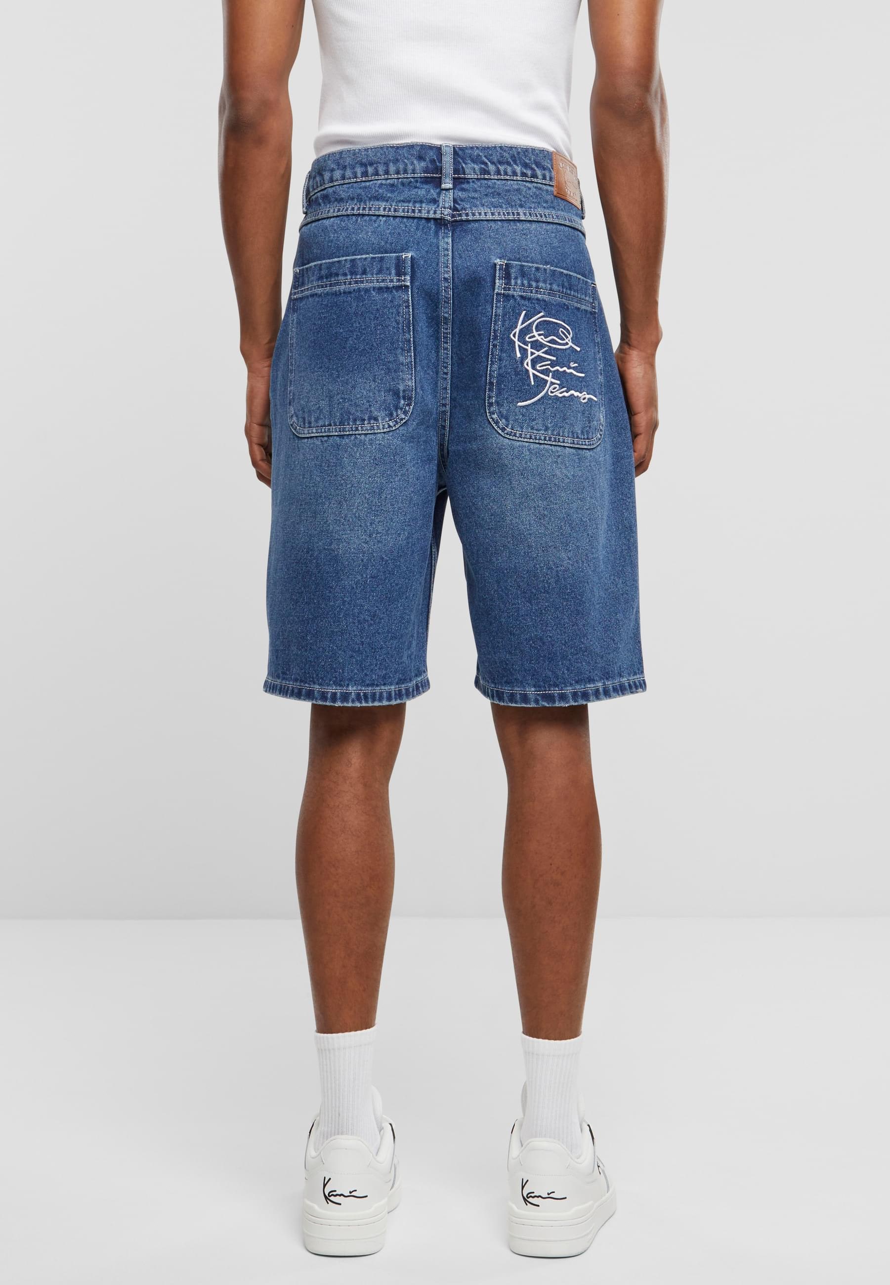 Karl Kani Shorts »Karl Kani Herren Karl Kani OG Old English Denim Shorts«, (1 tlg.)