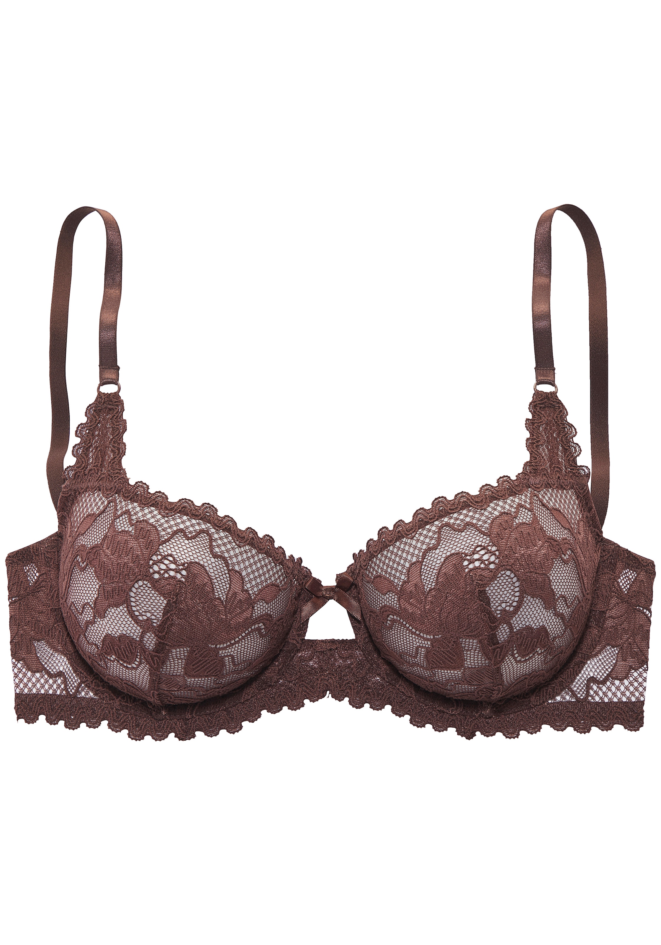 LASCANA Bügel-BH mit Cut-Out rundherum aus Spitze, sexy Dessous