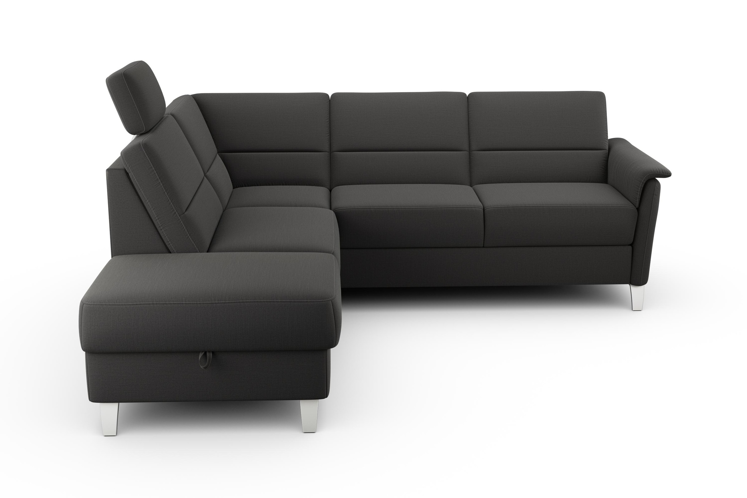 sit&more Ecksofa "Palmera L-Form, B: 236 cm", optional Bettfunktion & Bettk günstig online kaufen