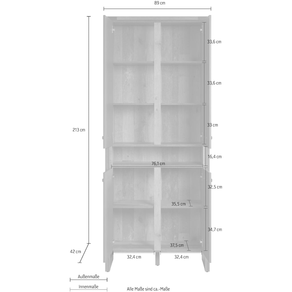 Home affaire Aktenschrank »Bristol«