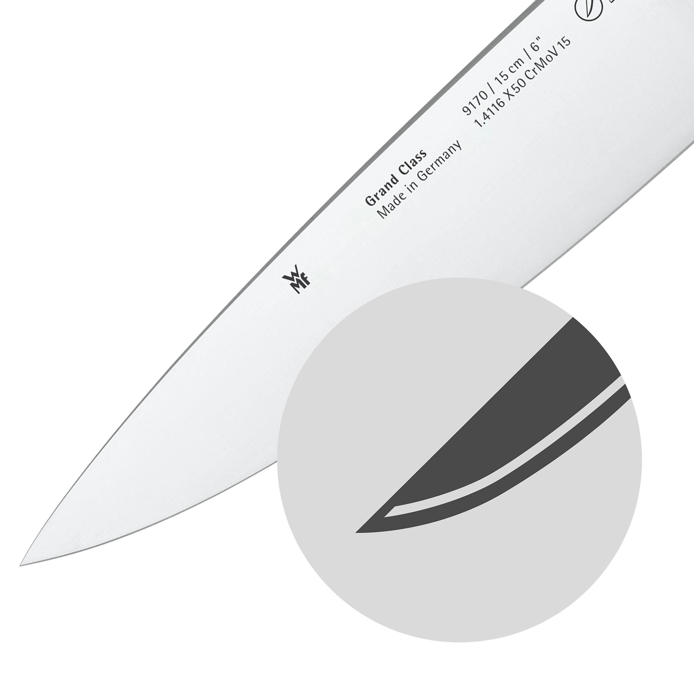 WMF Kochmesser »Grand Class«, (1 tlg.), langanhaltende Schärfe, handgeschmiedeter Spezialklingenstahl