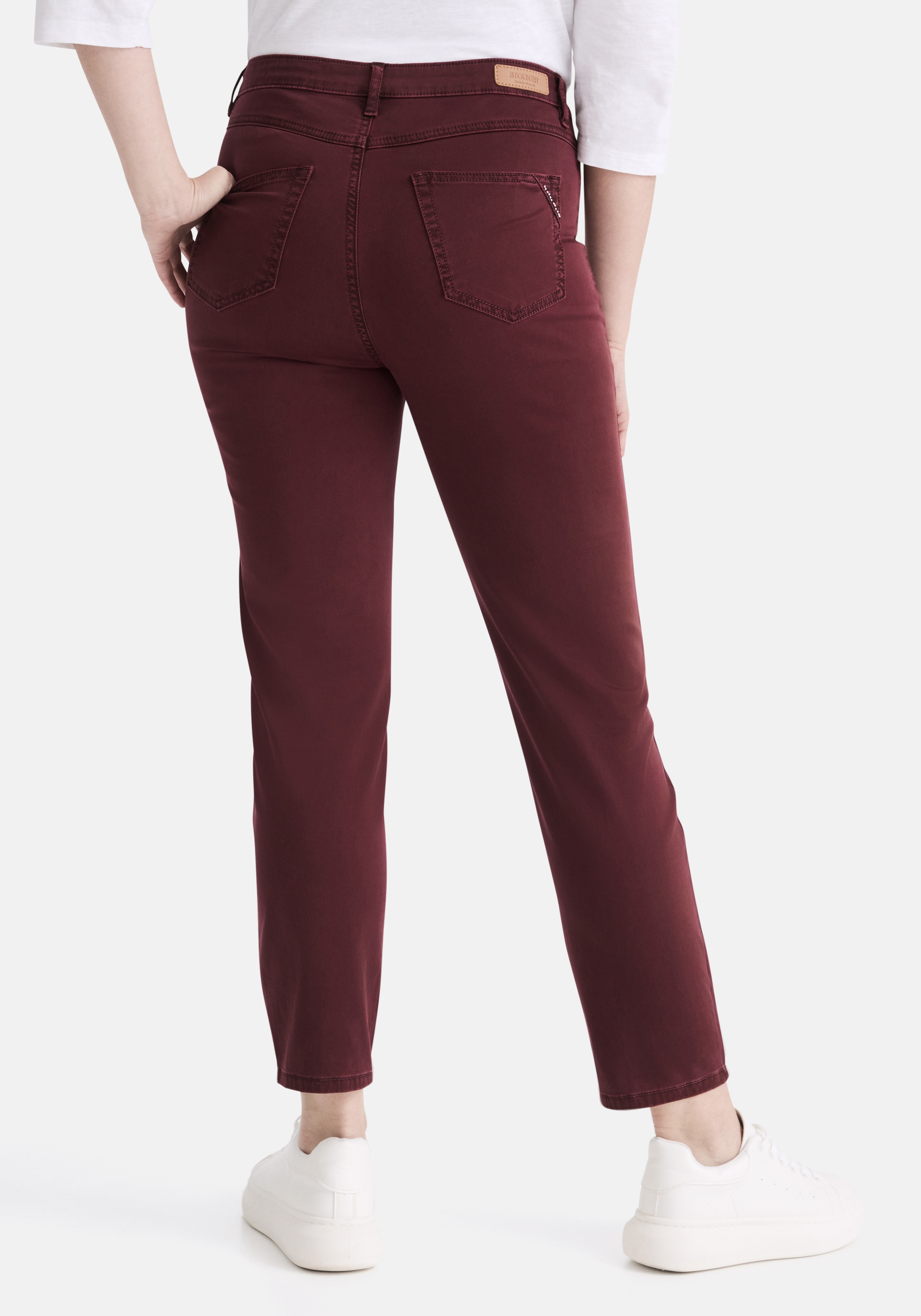 STOOKER WOMEN 5-Pocket-Jeans »Nizza Denim Basic Tapered Fit«, Tapered Fit Casual Clean Wash Denim Jeans für Damen