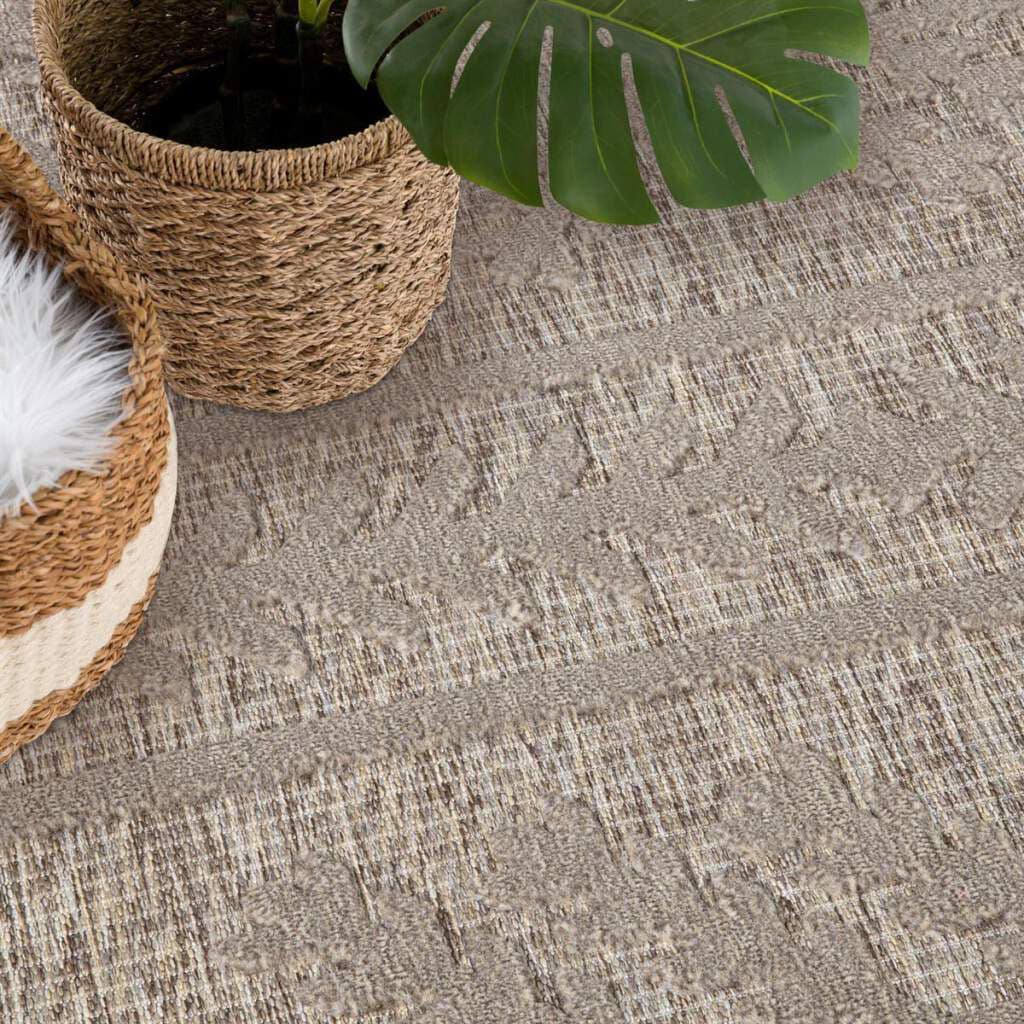 Carpet City Teppich »In-& für Flur Küche, Santorini Wetterfest auf 3D-Effekt, Balkon, | rechteckig, BAUR 411, UV-beständig & Terrasse, Rechnung Outdoorteppich Boho-Optik«