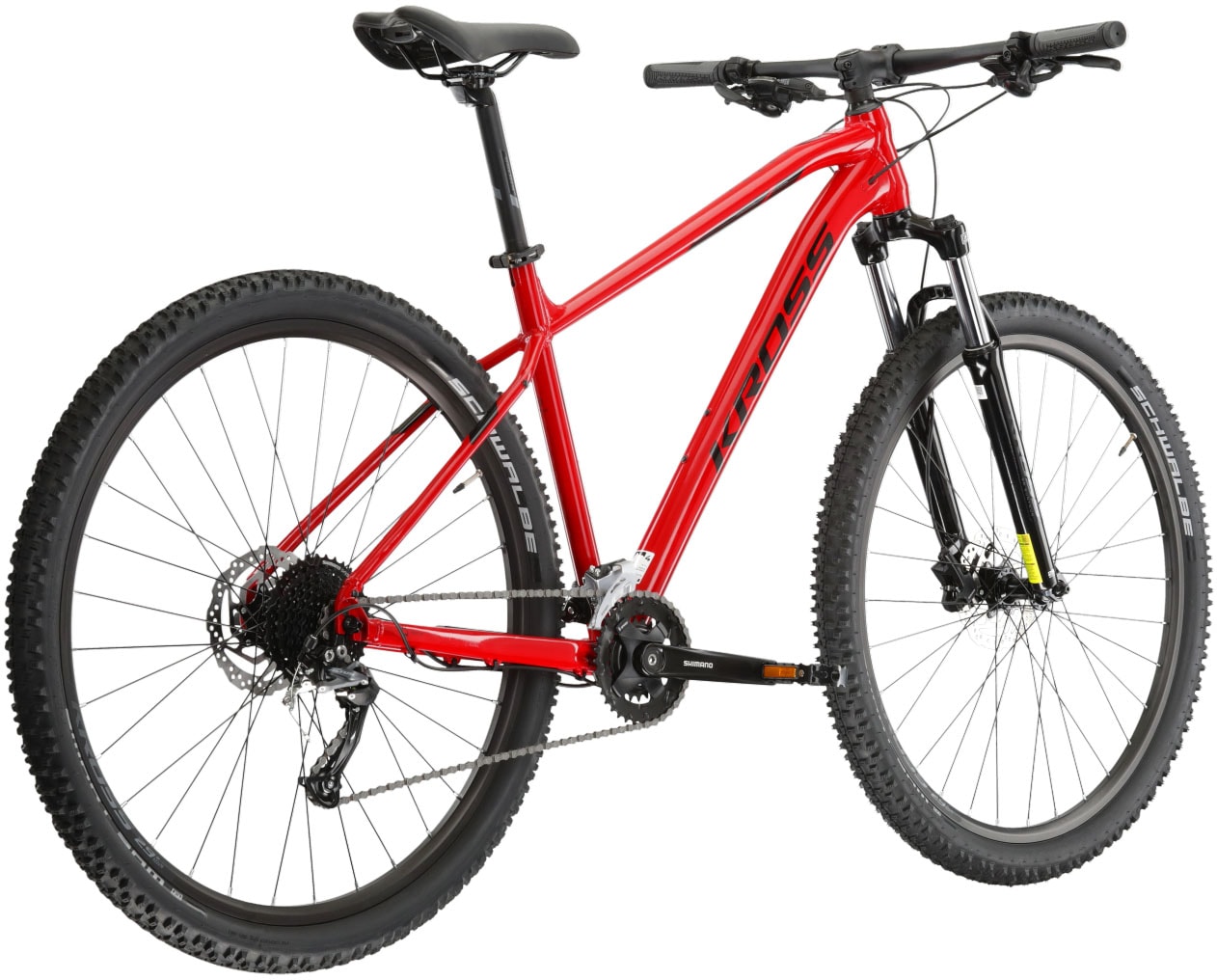 Kross Mountainbike »KROSS MTB Hardtail Level 1.0 29" rot 18 Gänge«, 18 Gang, Shimano, Altus M2000 Schaltwerk, Kettenschaltung
