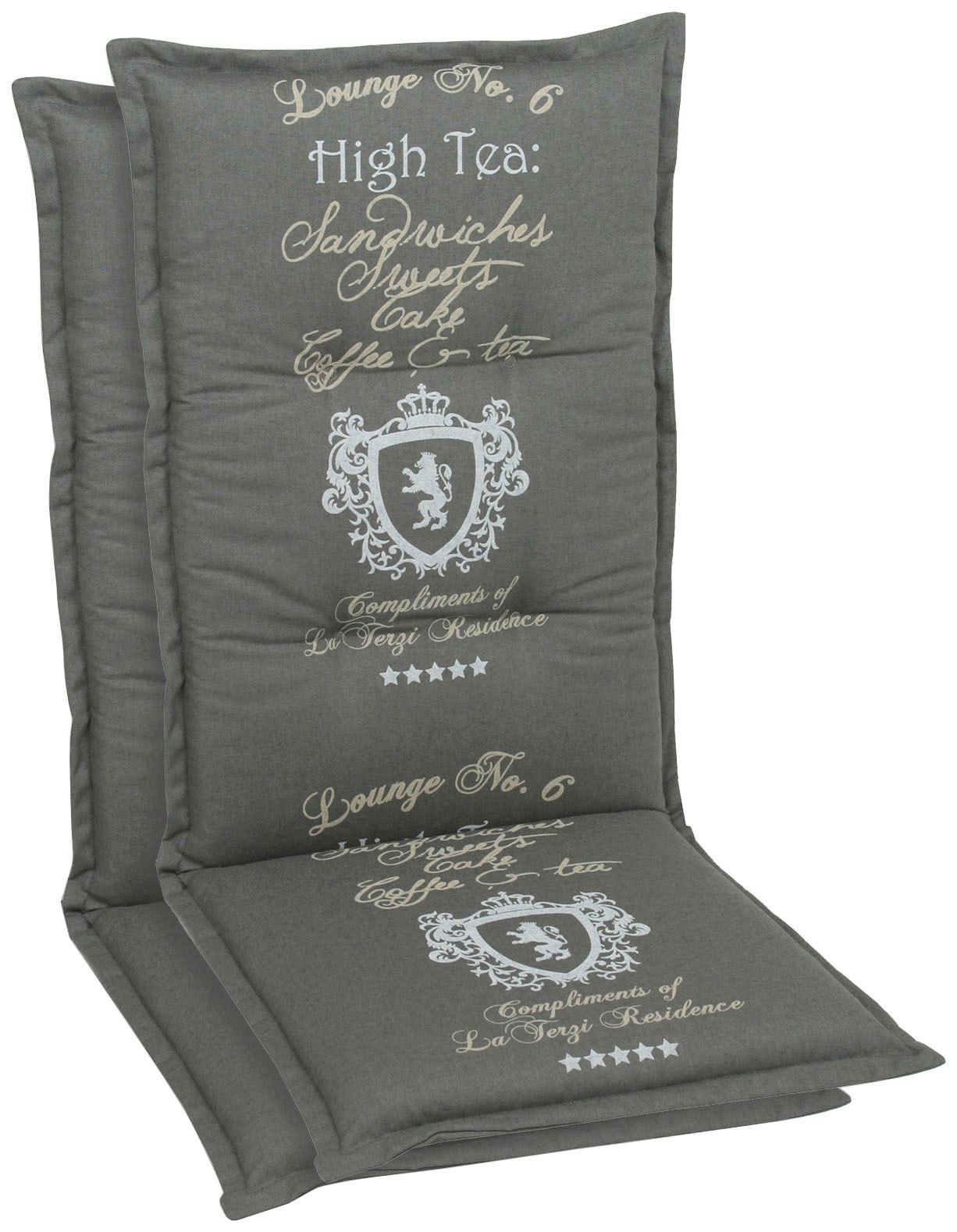GO-DE Hochlehnerauflage "High Tea"