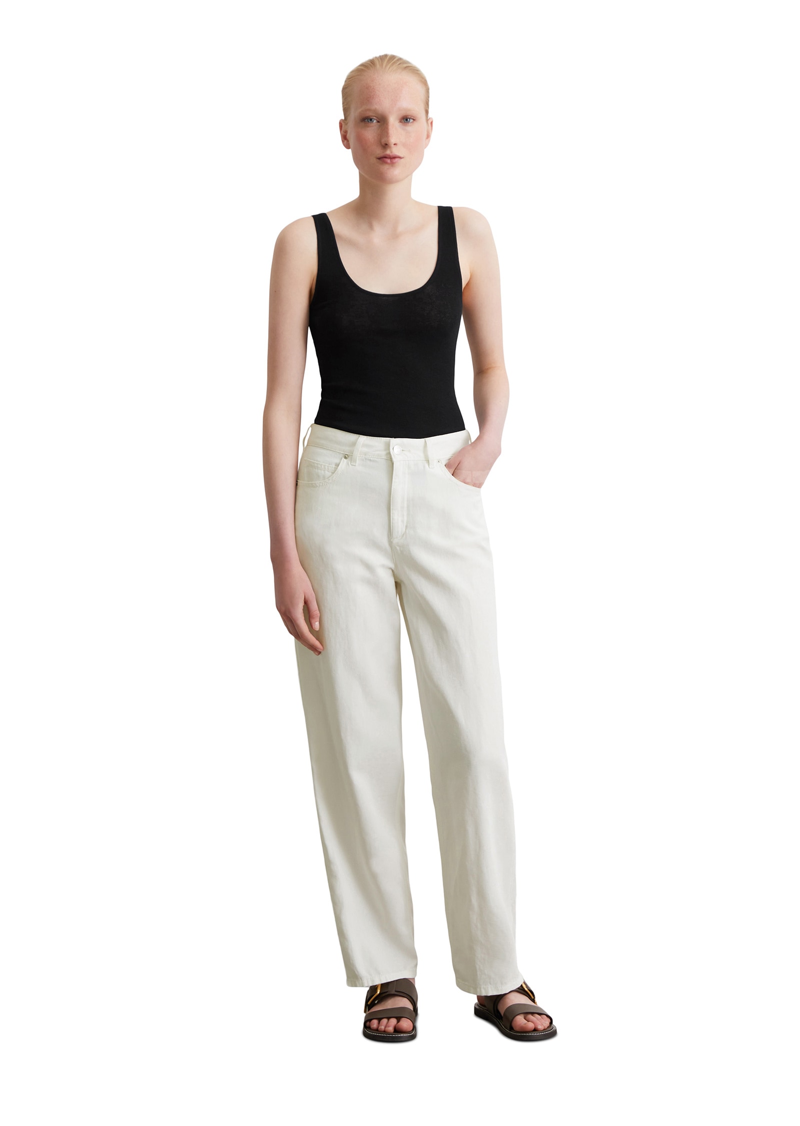 Marc O'Polo Skinny-fit-Jeans »aus Organic-Cotton-Leinen-Mix«