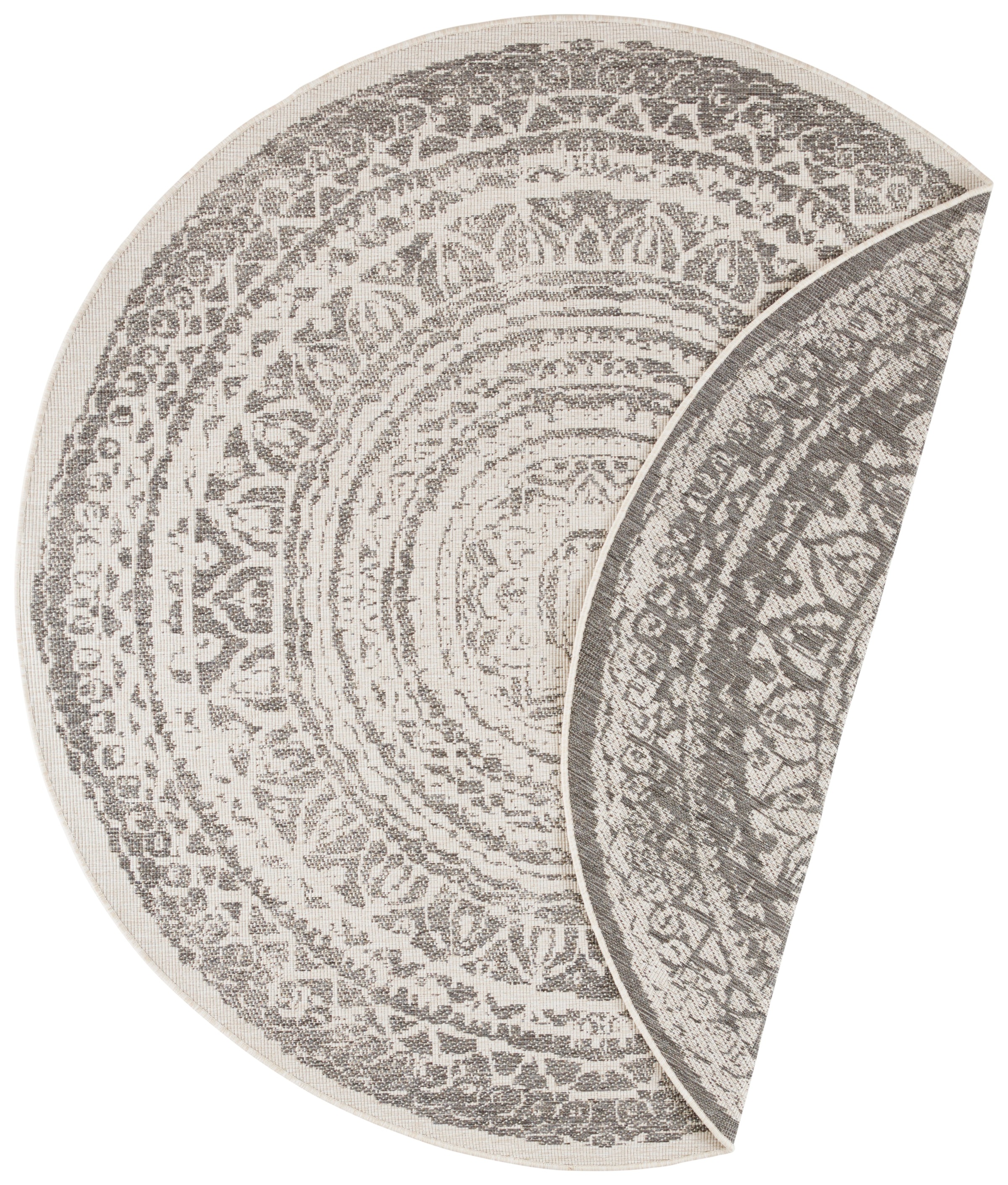 HANSE Home Teppich "Rosica" rund 5 mm Höhe In-& Outdoor, Wetterfest, Balkon günstig online kaufen