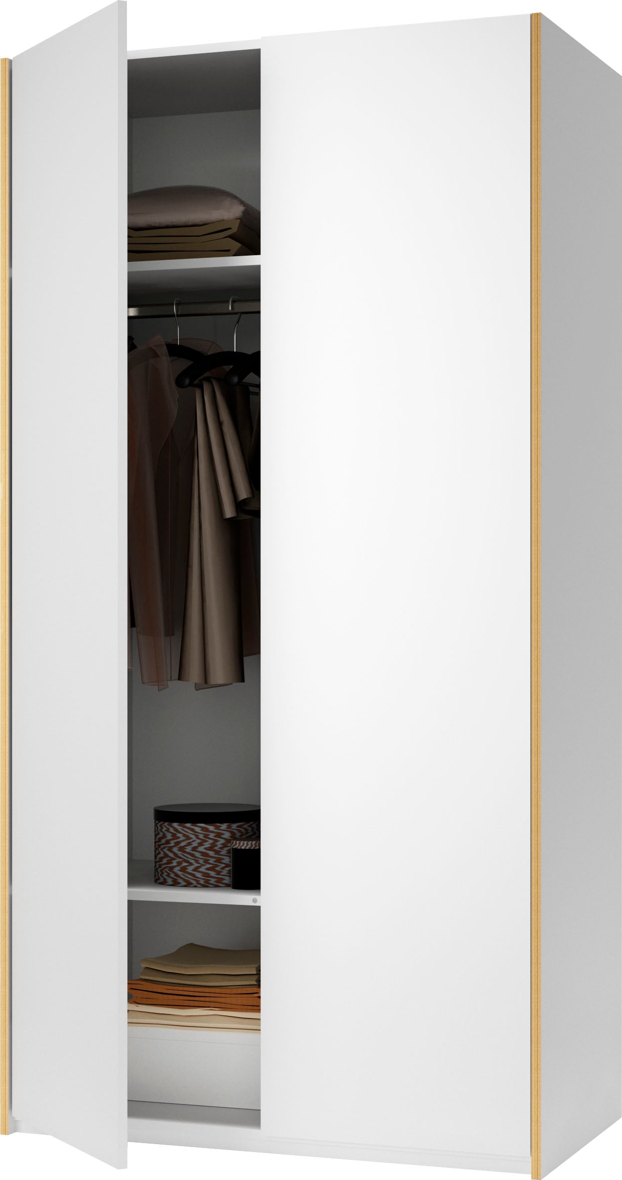 Fläche, Variante Kleiderschrank 1«, SMALL Innenraum inklusive »Modular Kleiderstange durchgehende einer Im Müller BAUR LIVING Plus |