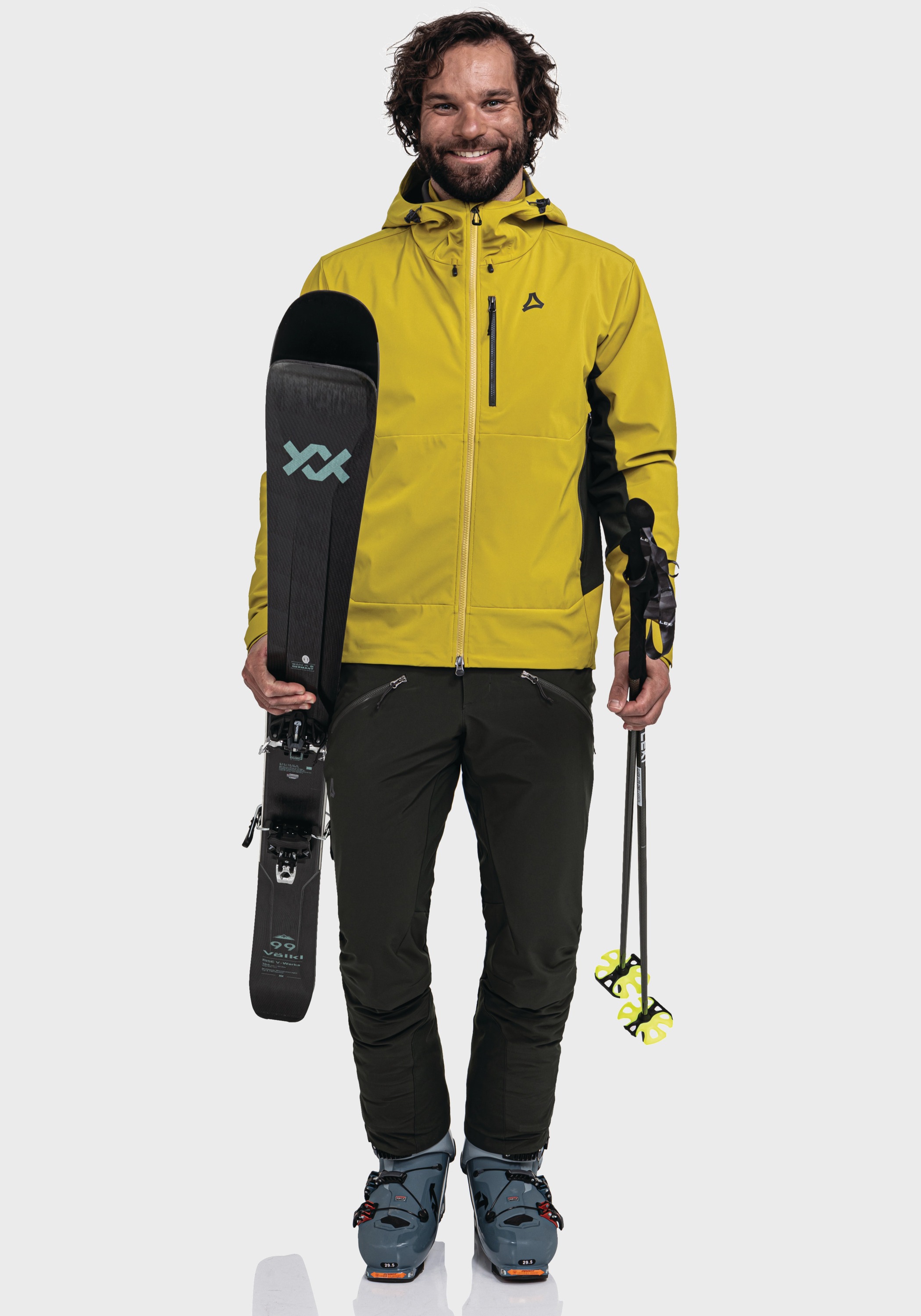 Schöffel Outdoorjacke »Mountain Softshell Jk Style Milagle MNS«, ohne Kapuze