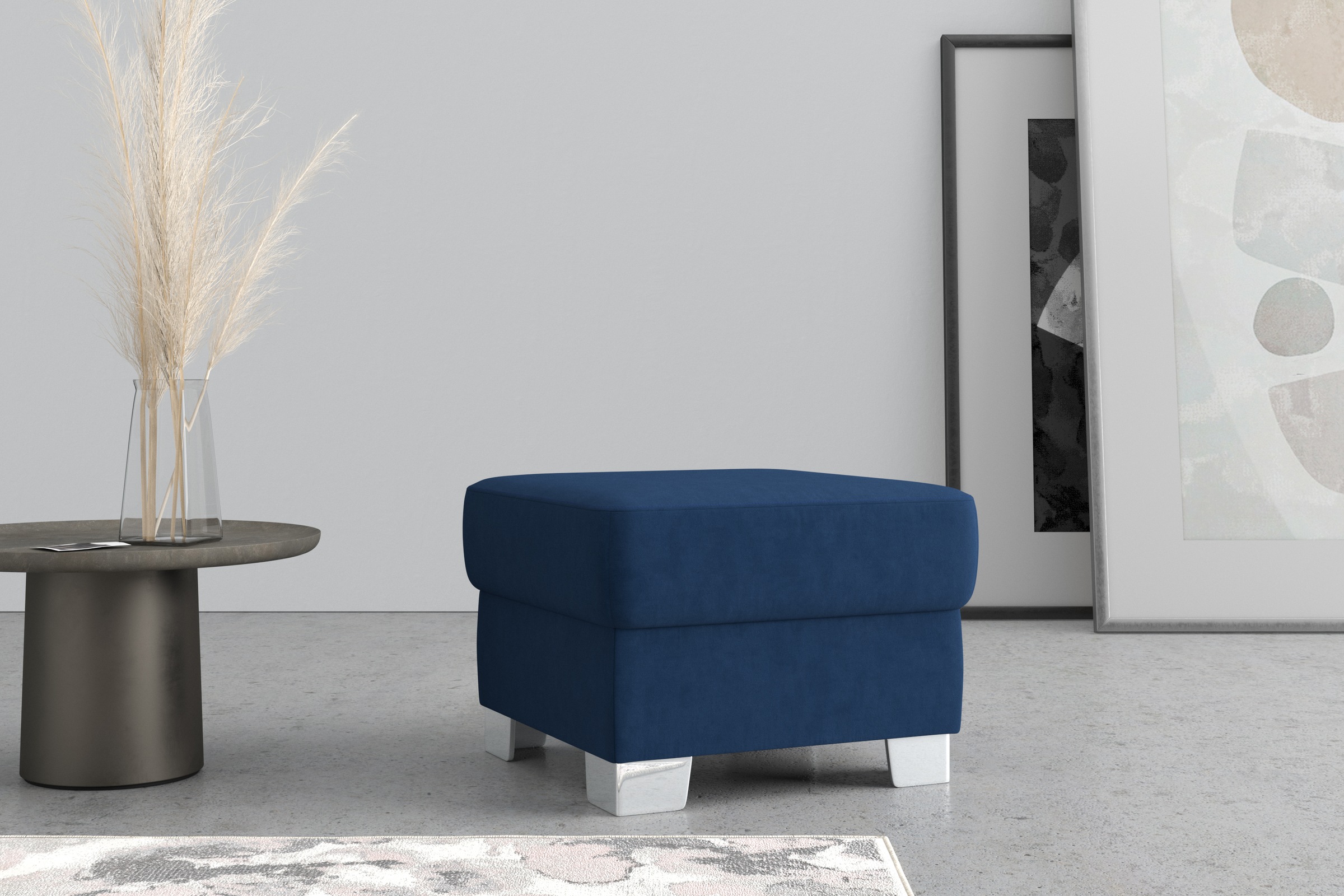 DOMO collection Hocker »Anzio«, wahlweise mit Federkern