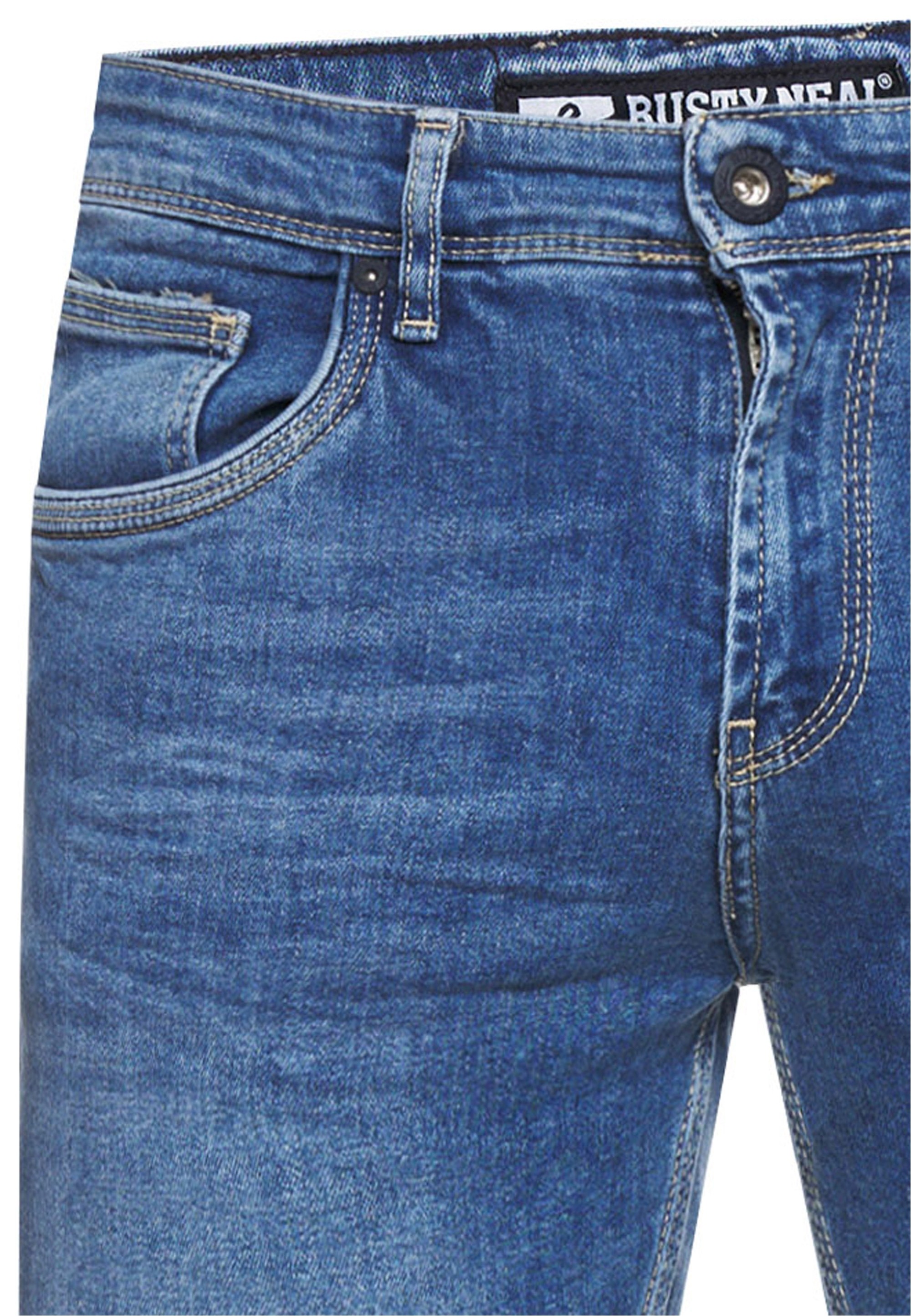Rusty Neal Straight-Jeans »MELVIN«, im klassischen 5-Pocket-Stil