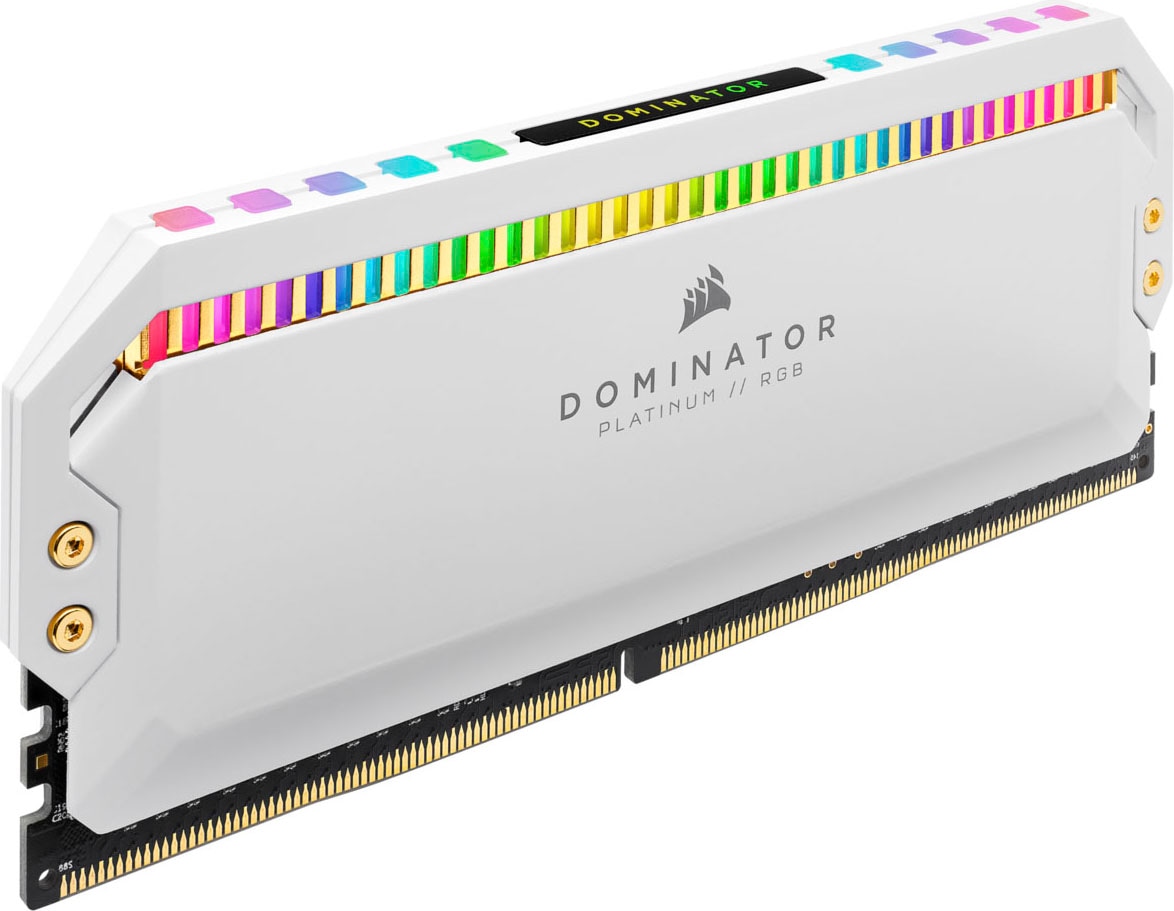 Corsair Arbeitsspeicher »Dominator Platinum RGB DDR4 3600MHz 16GB UDIMM White (2x8GB)«