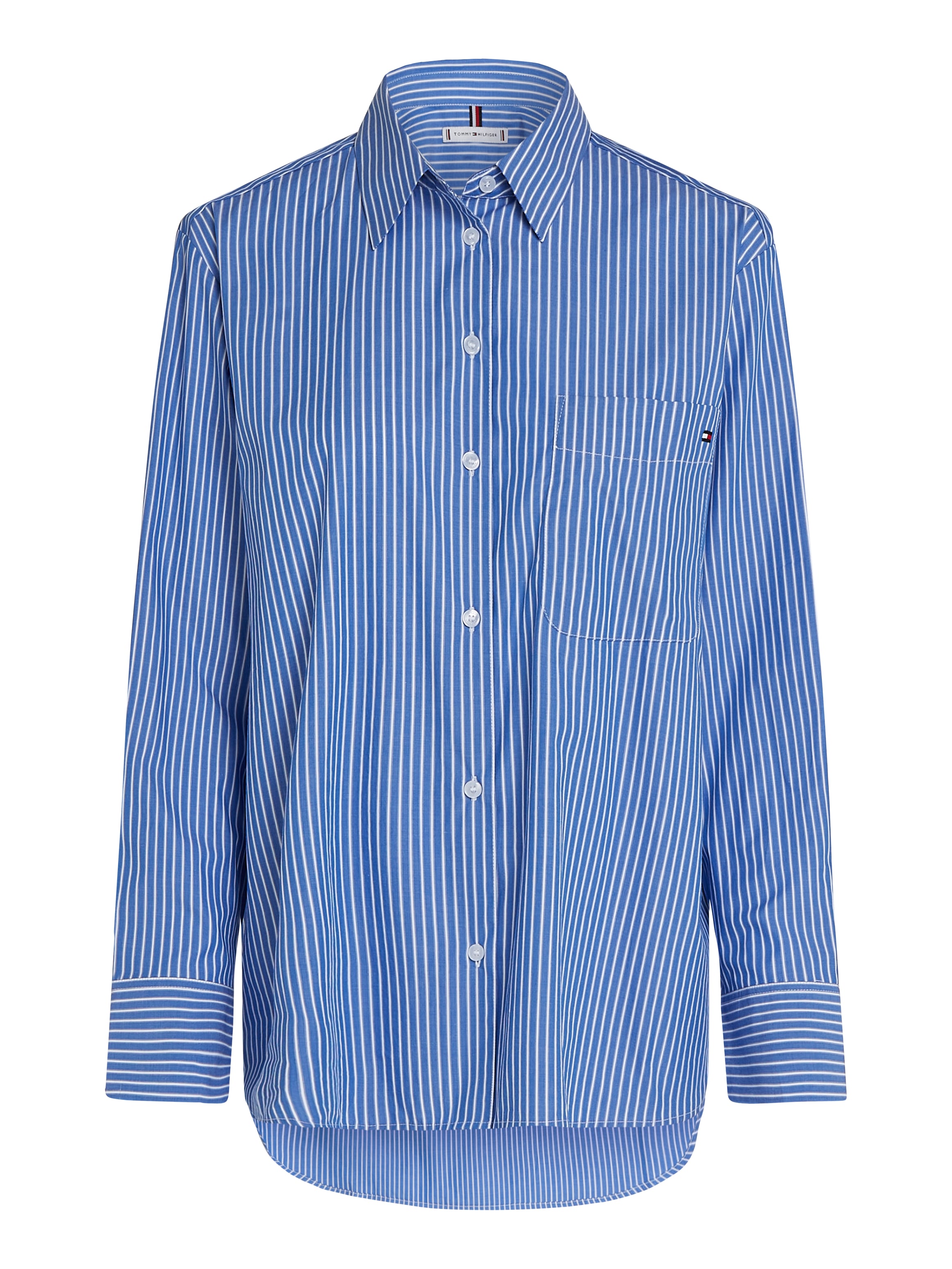 Tommy Hilfiger Hemdbluse »ESS POPLIN EASY FIT SHIRT«