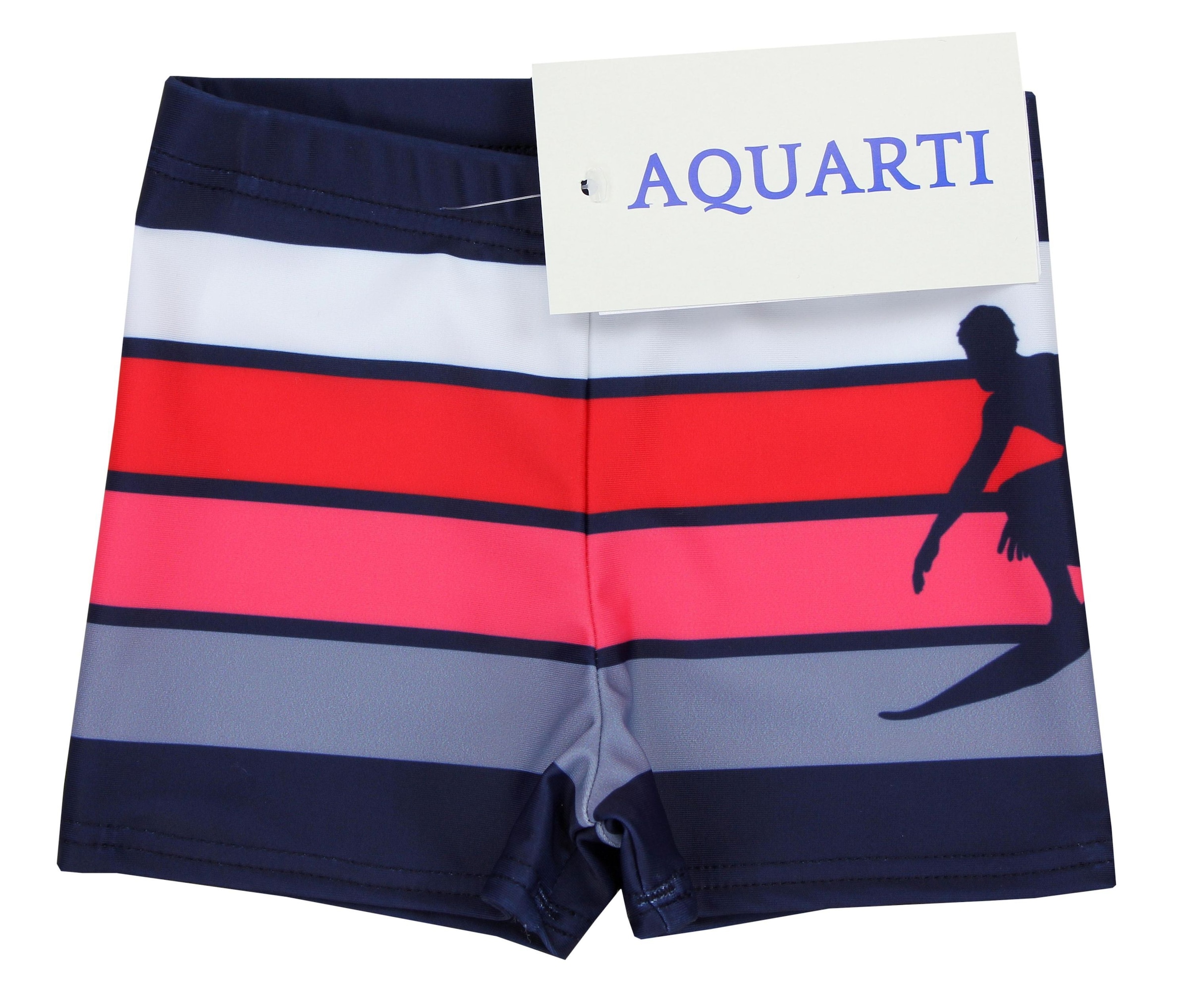 AQUARTI Badehose »Badehose Jungen Badehose Gestreift mit Motiven«