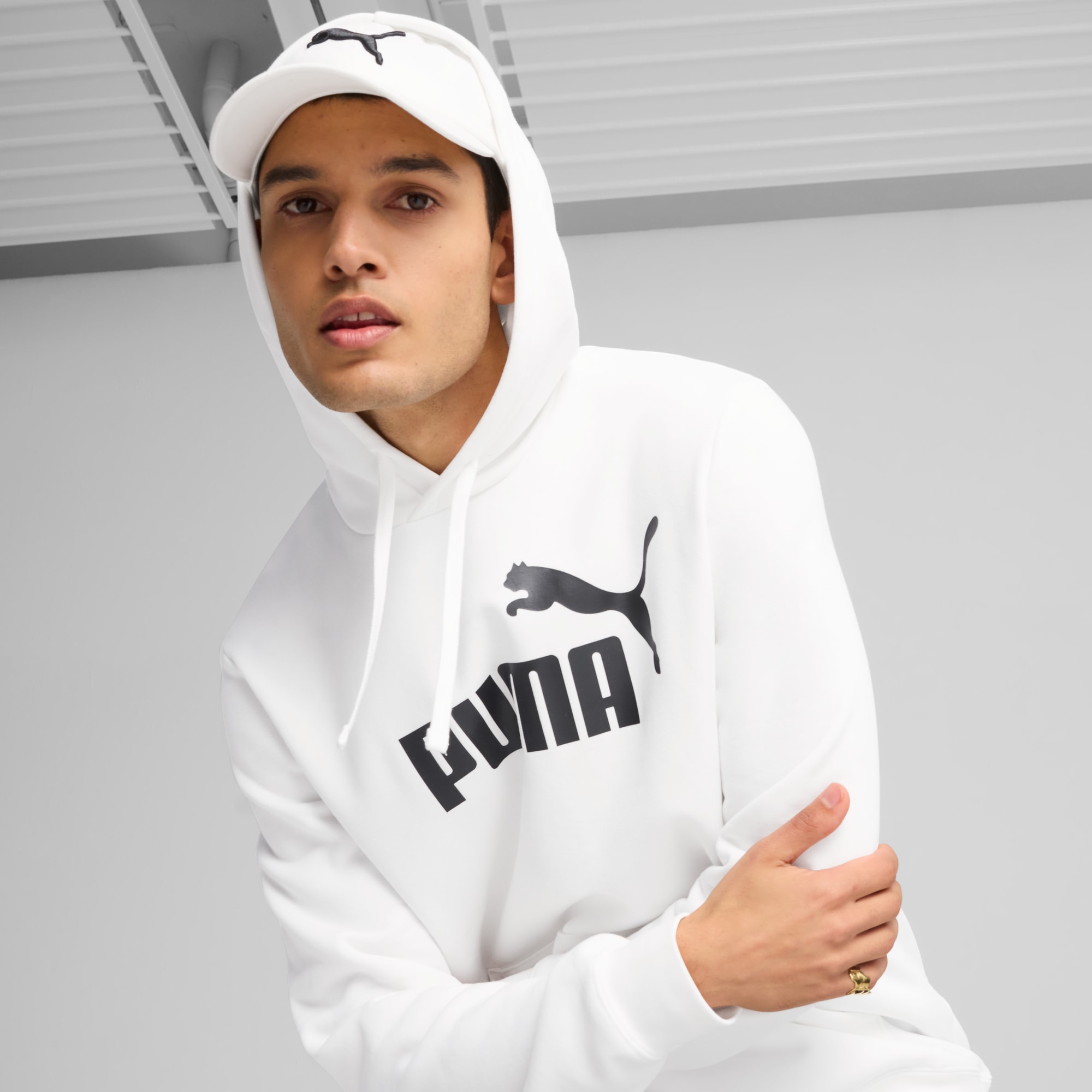 PUMA Kapuzensweatshirt »ESS NO. 1 LOGO HOODIE FL«