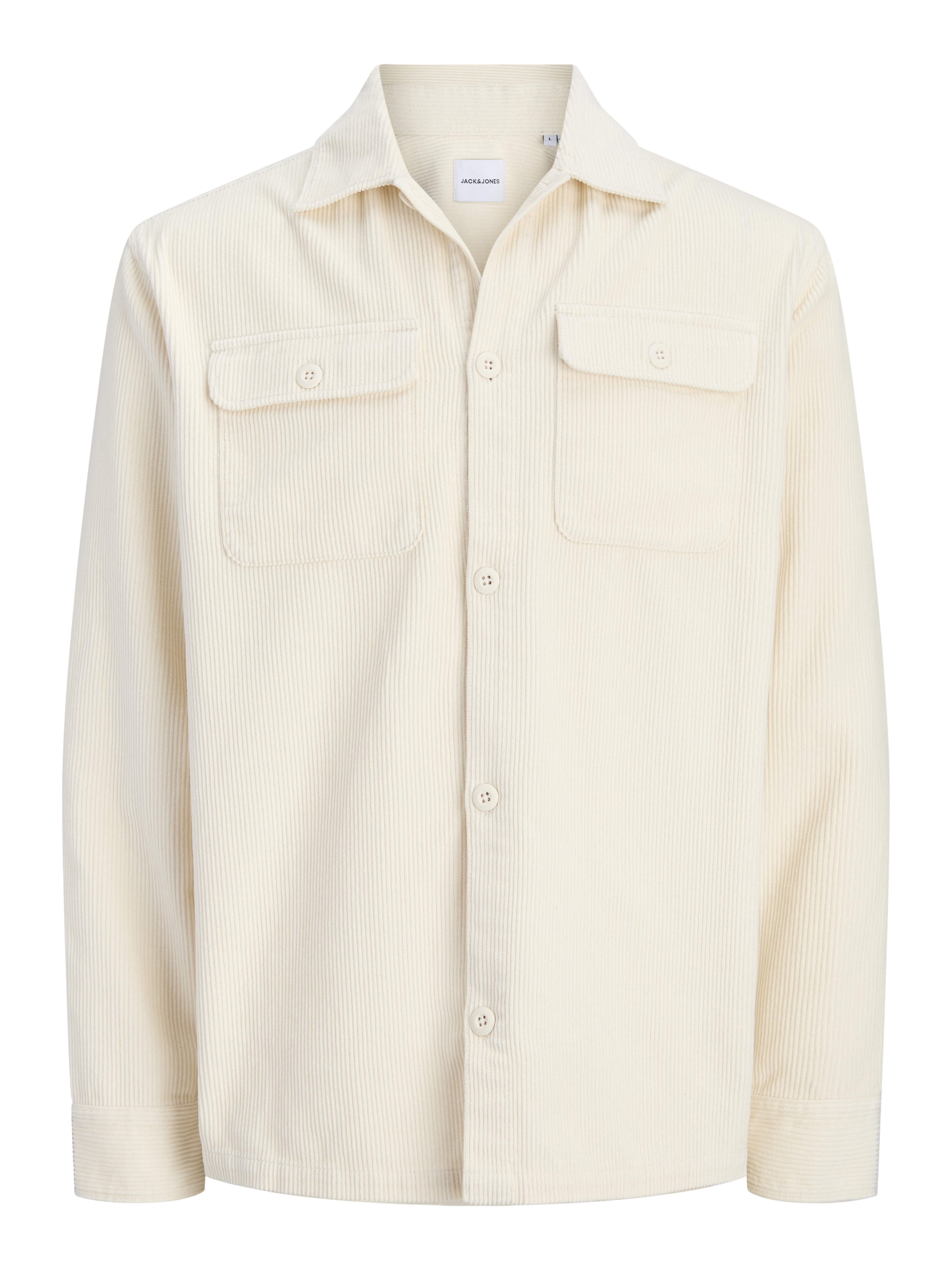 Jack & Jones Langarmhemd "JJEREGENT CORD OVERSHIRT LS SN" Baumwolle, locker geschnitten
