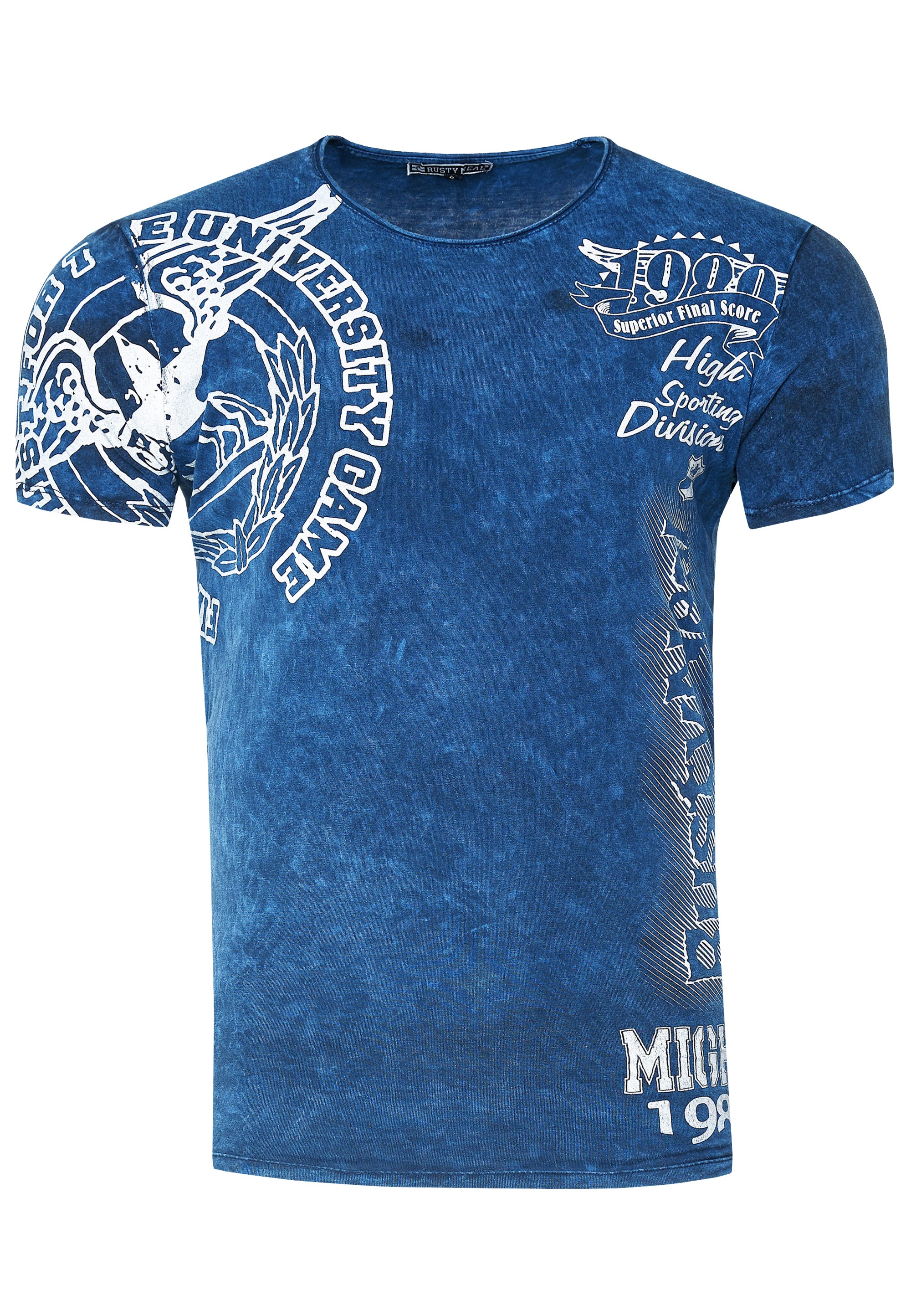 Rusty Neal T-Shirt, mit eindrucksvollem Print