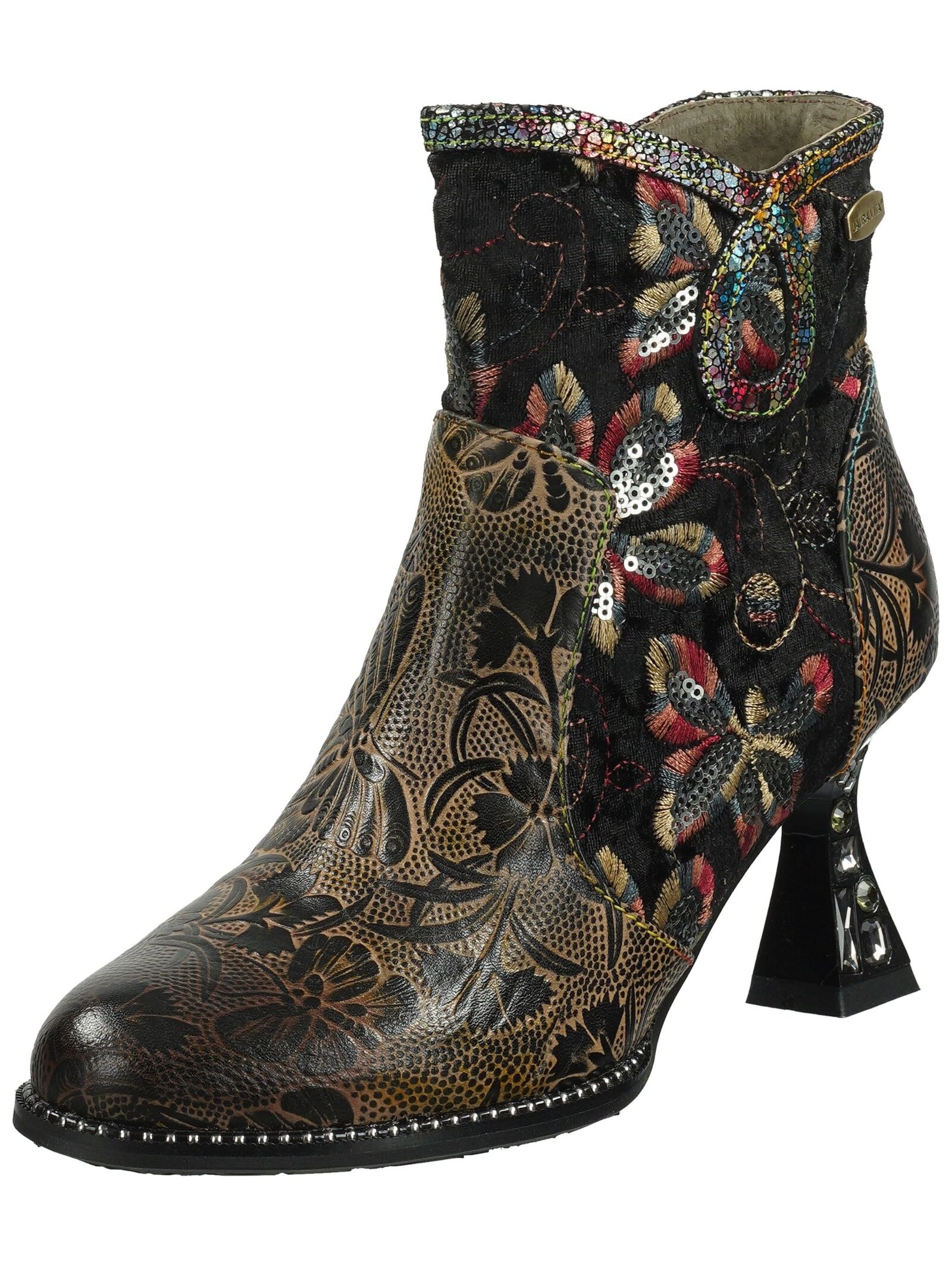 LAURA VITA Stiefelette "LAURA VITA Stiefelette Leder/Textil" günstig online kaufen