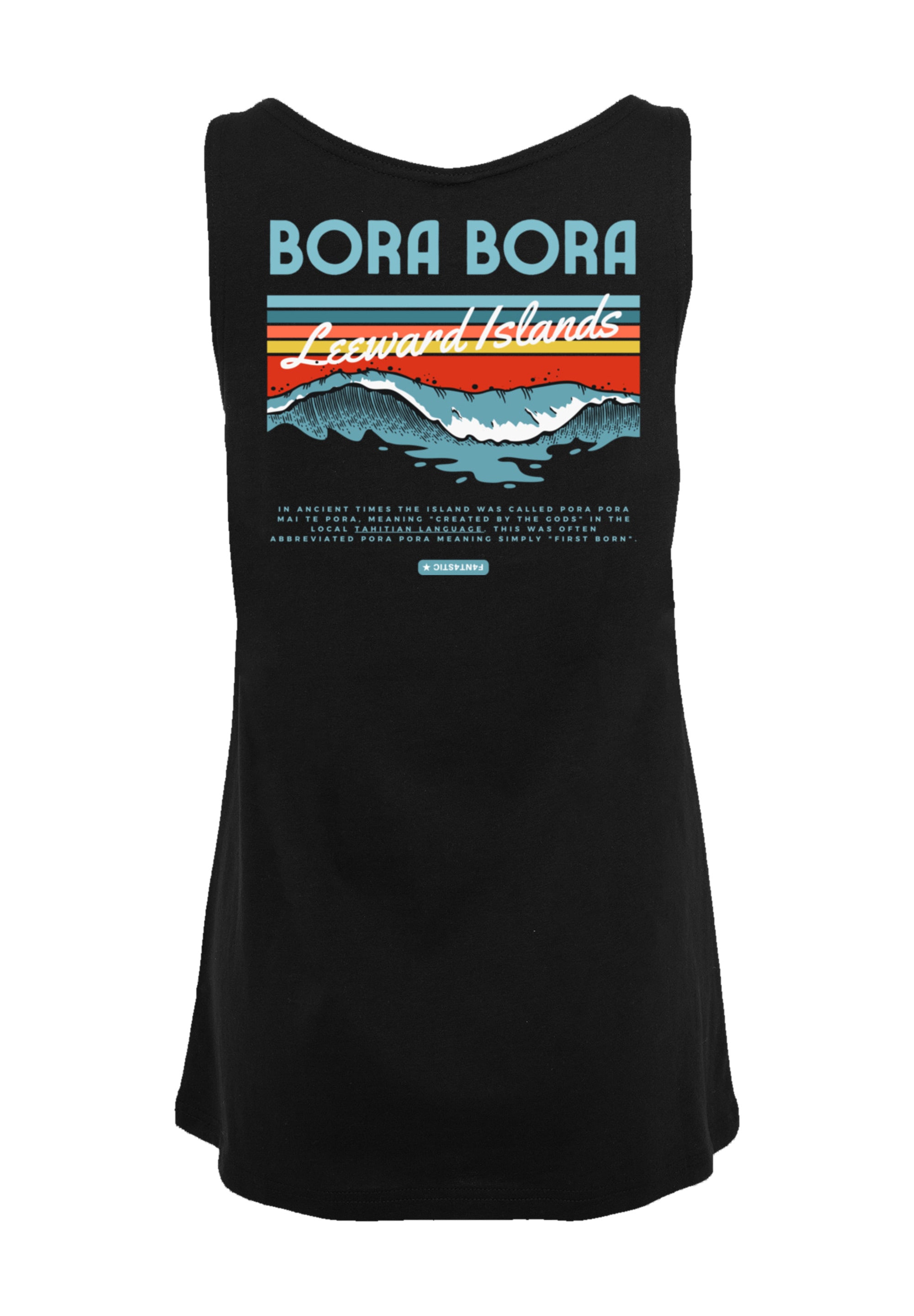 F4NT4STIC T-Shirt »PLUS SIZE Bora Bora Leewards Island«, Print