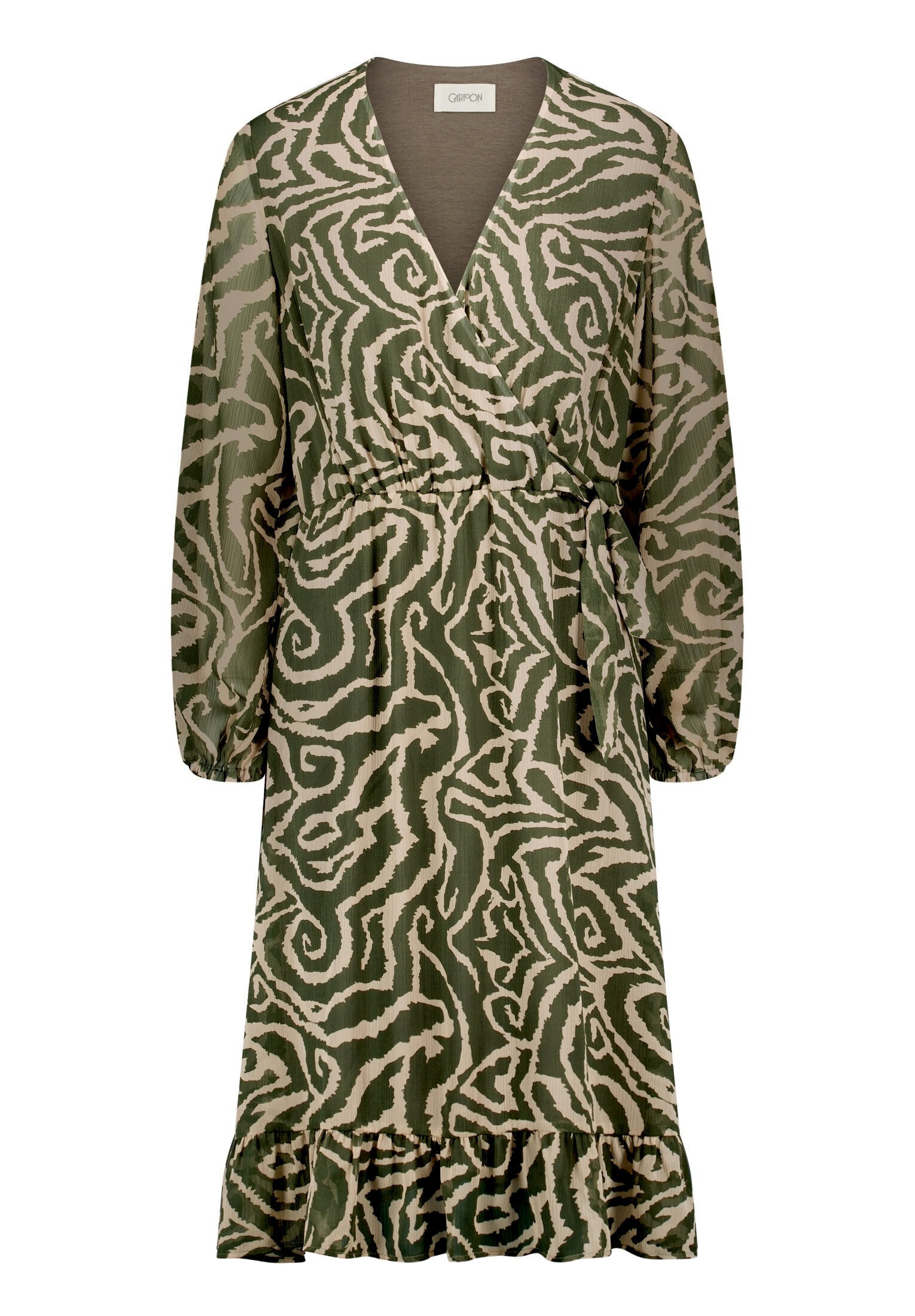 Cartoon Chiffonkleid »Damen mit Muster« Ohne Tasche