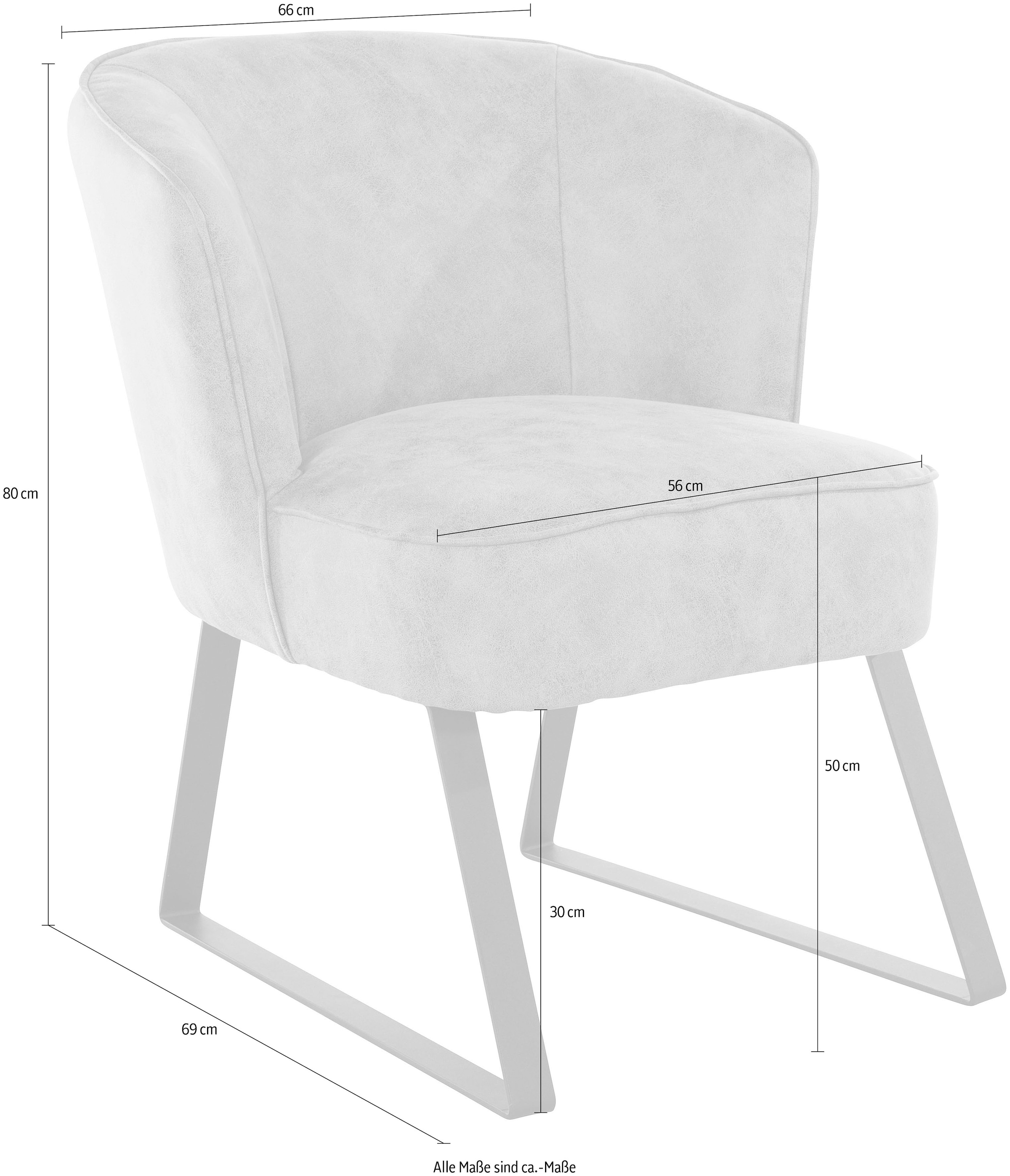 exxpo - sofa BAUR und Bezug | fashion Stck. Qualitäten, »Americano«, in 1 Metallfüßen, mit Sessel verschiedenen Keder