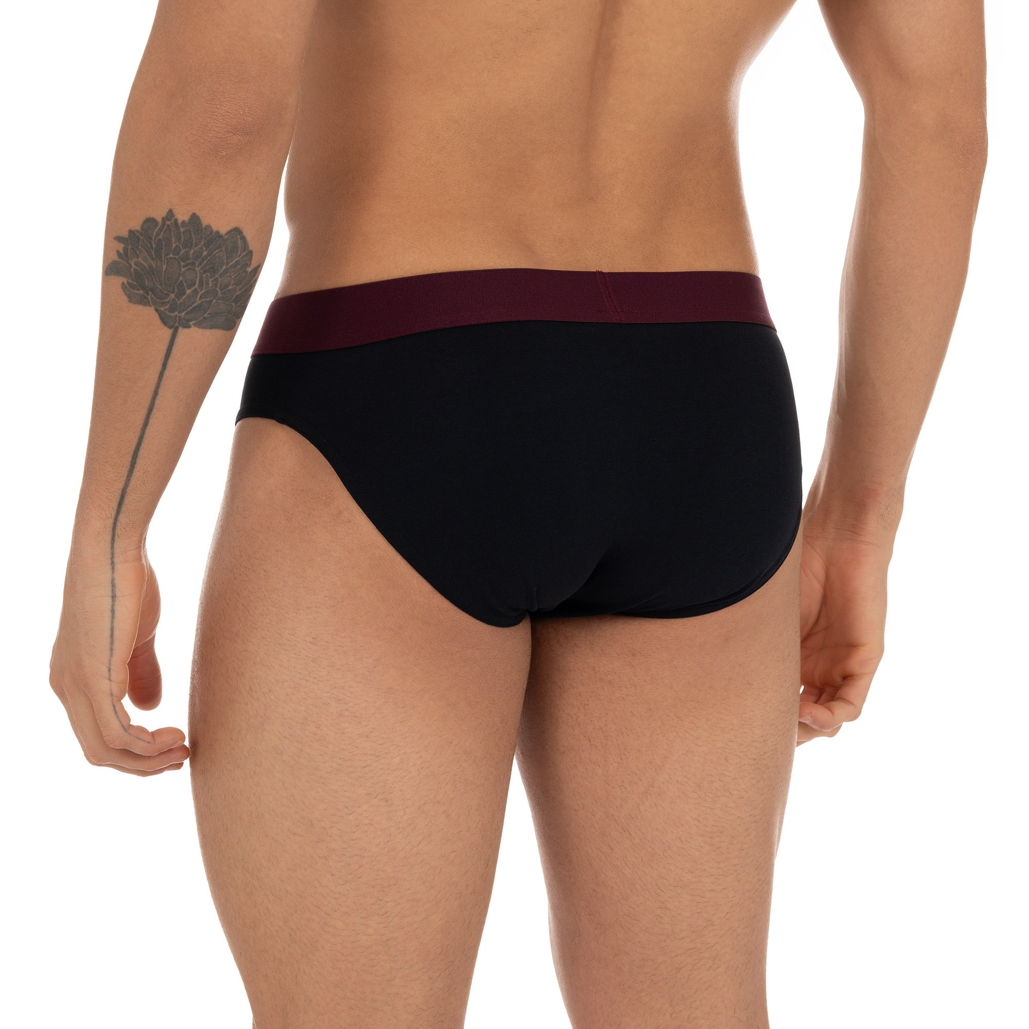 Bruno Banani Slip »Flowing«, (2er Pack), mit Logobund