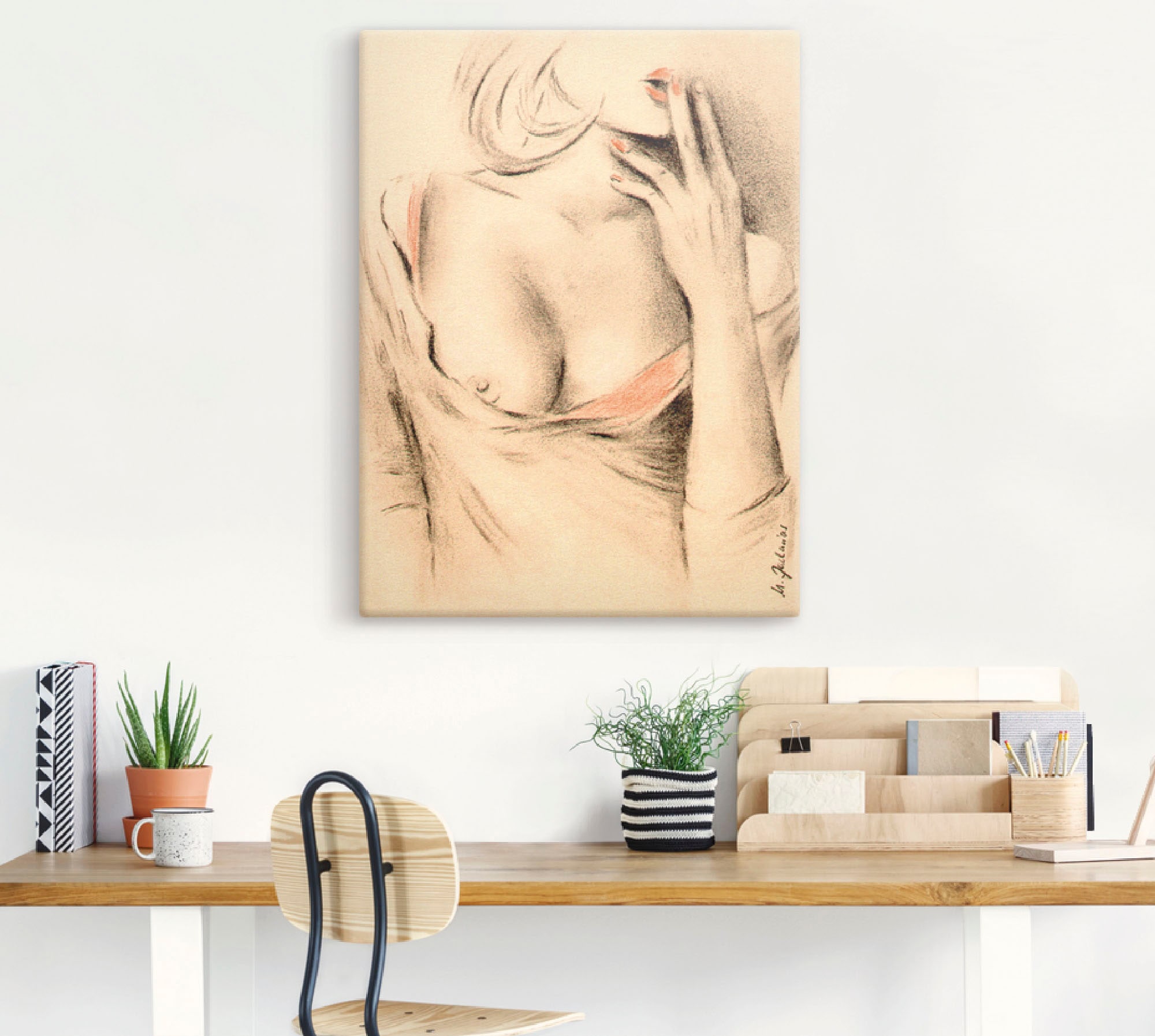 Artland Wandbild »Aphrodite der Moderne«, Frau, (1 St.), als Leinwandbild, Poster, Wandaufkleber in verschied. Größen