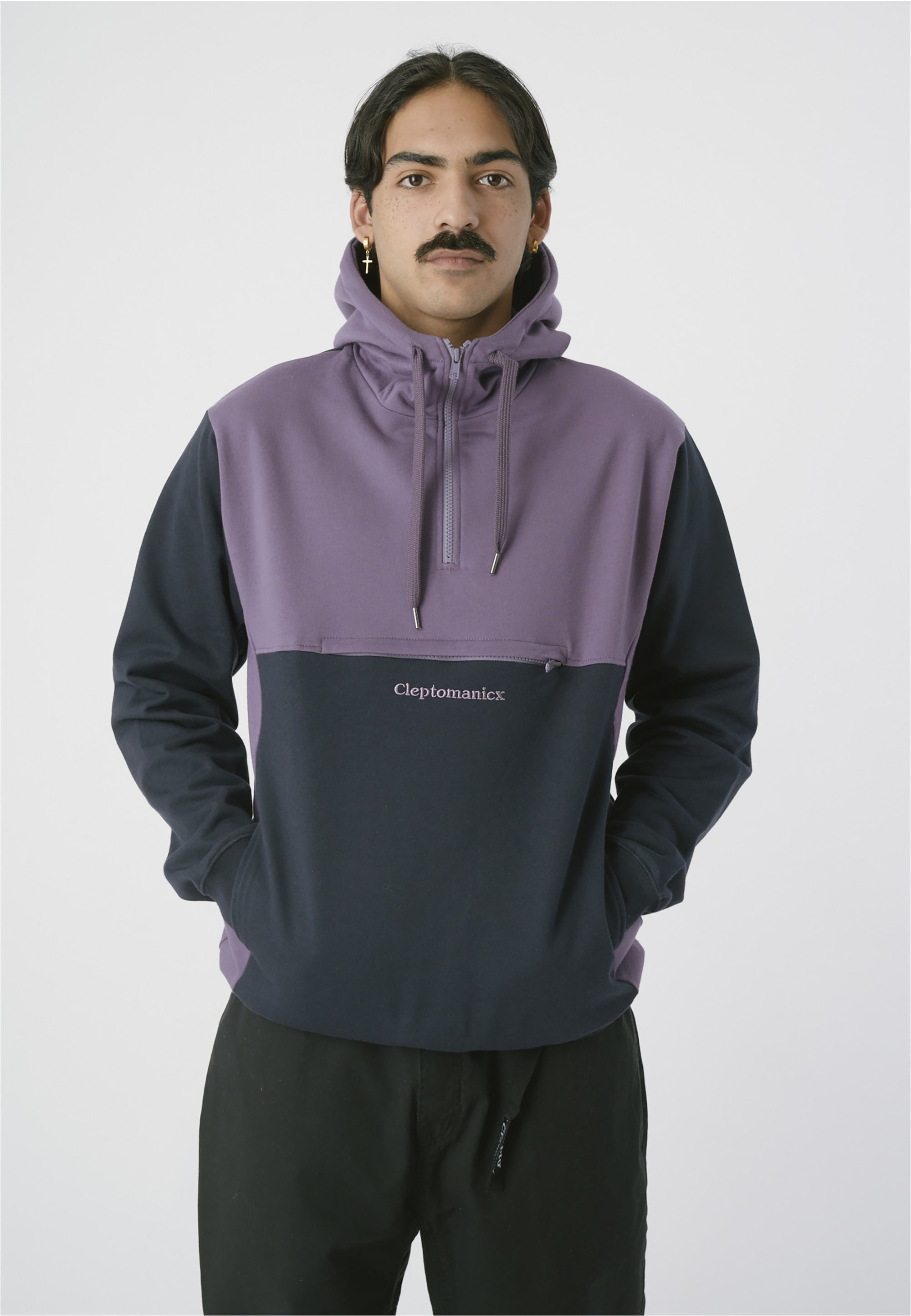 Cleptomanicx Kapuzensweatshirt "Hooded Block", im lässigen Color-Blocking-S günstig online kaufen