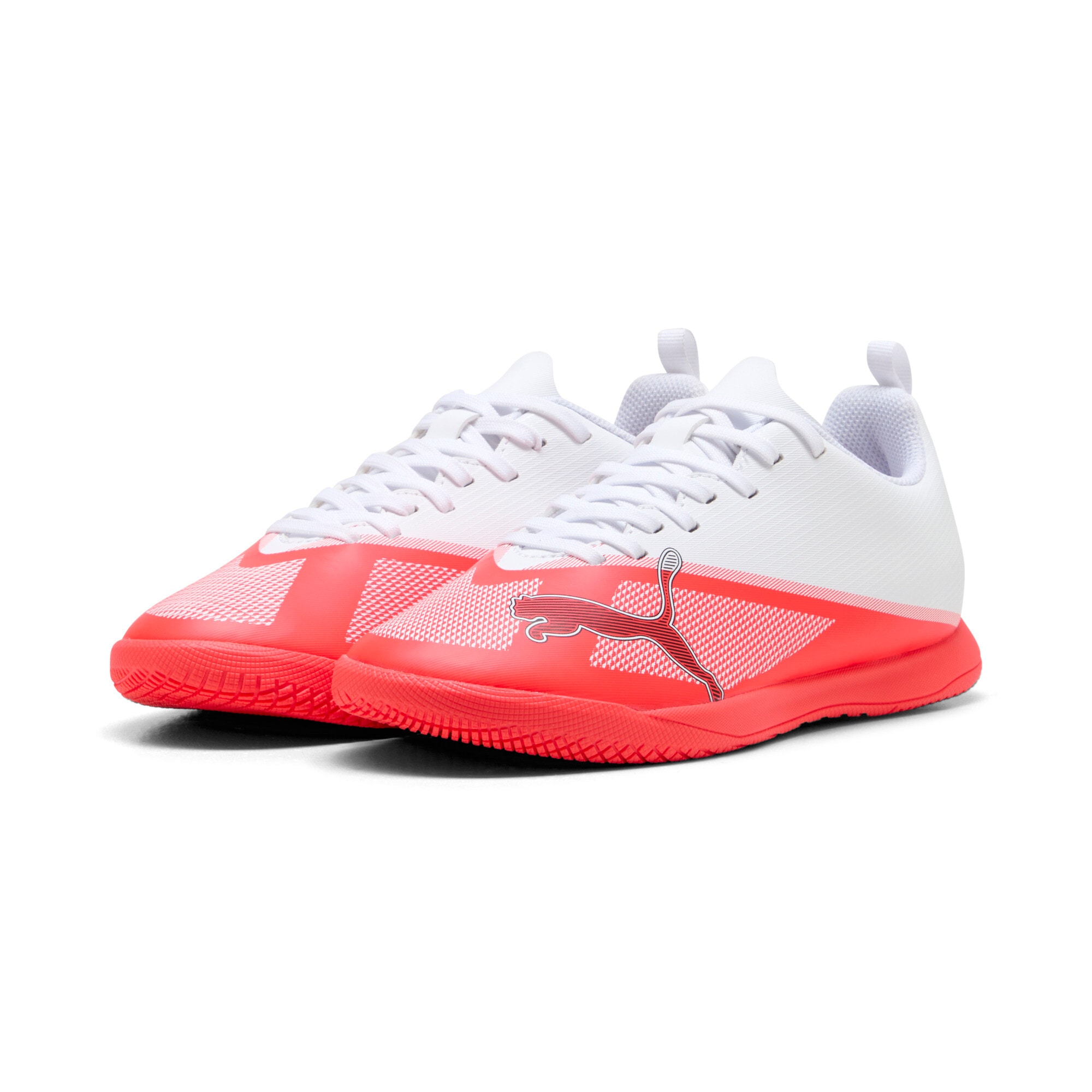 PUMA Mädchen Fußballschuh "ULTRA 7 PLAY IT JR", Gr. 38,5, rot, Synthetik, Schuhe, für Halle und Straße, für Jugendliche