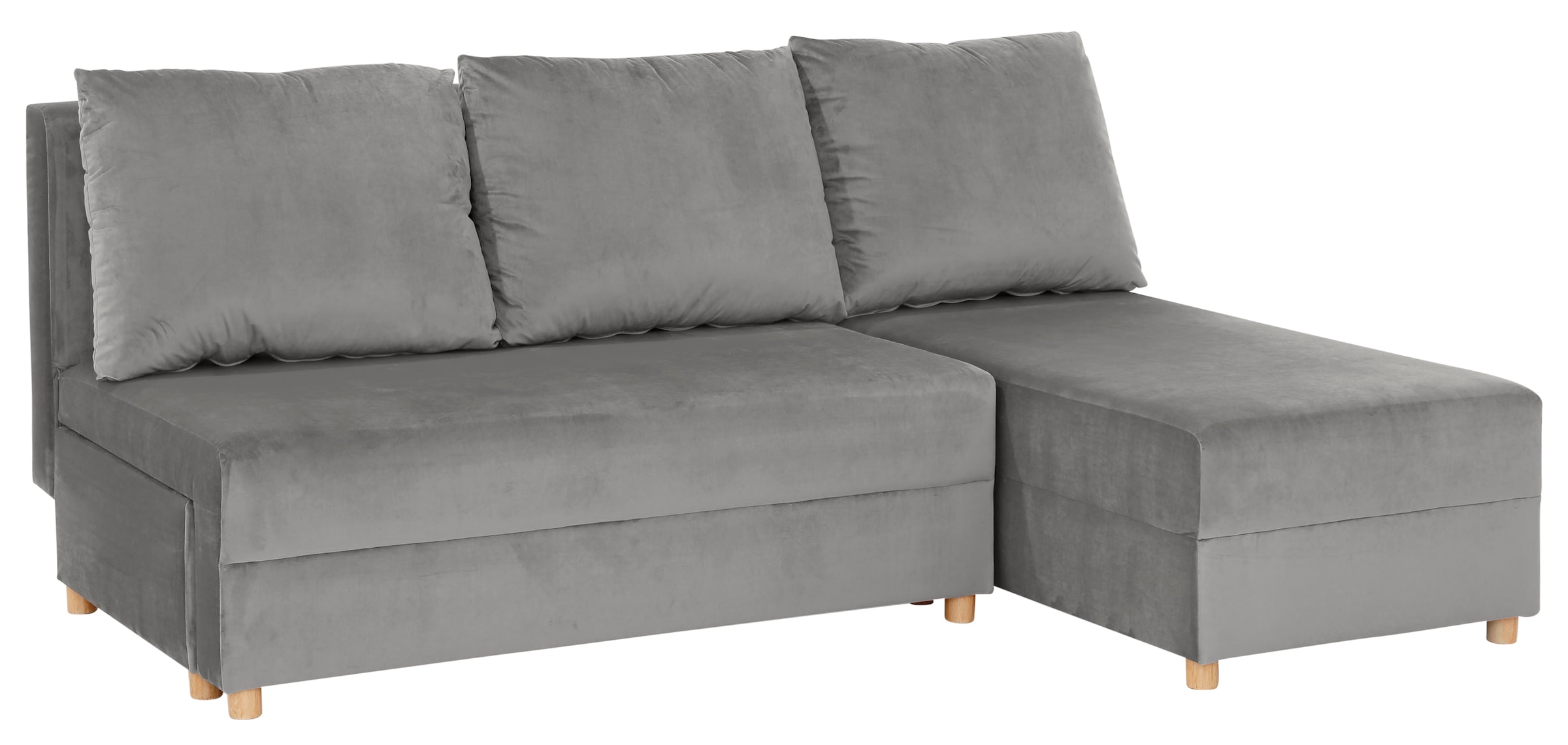 INOSIGN Ecksofa »Mick L-Form«, Longchair links/rechts montierbar, wahlweise mit Bettfunktion