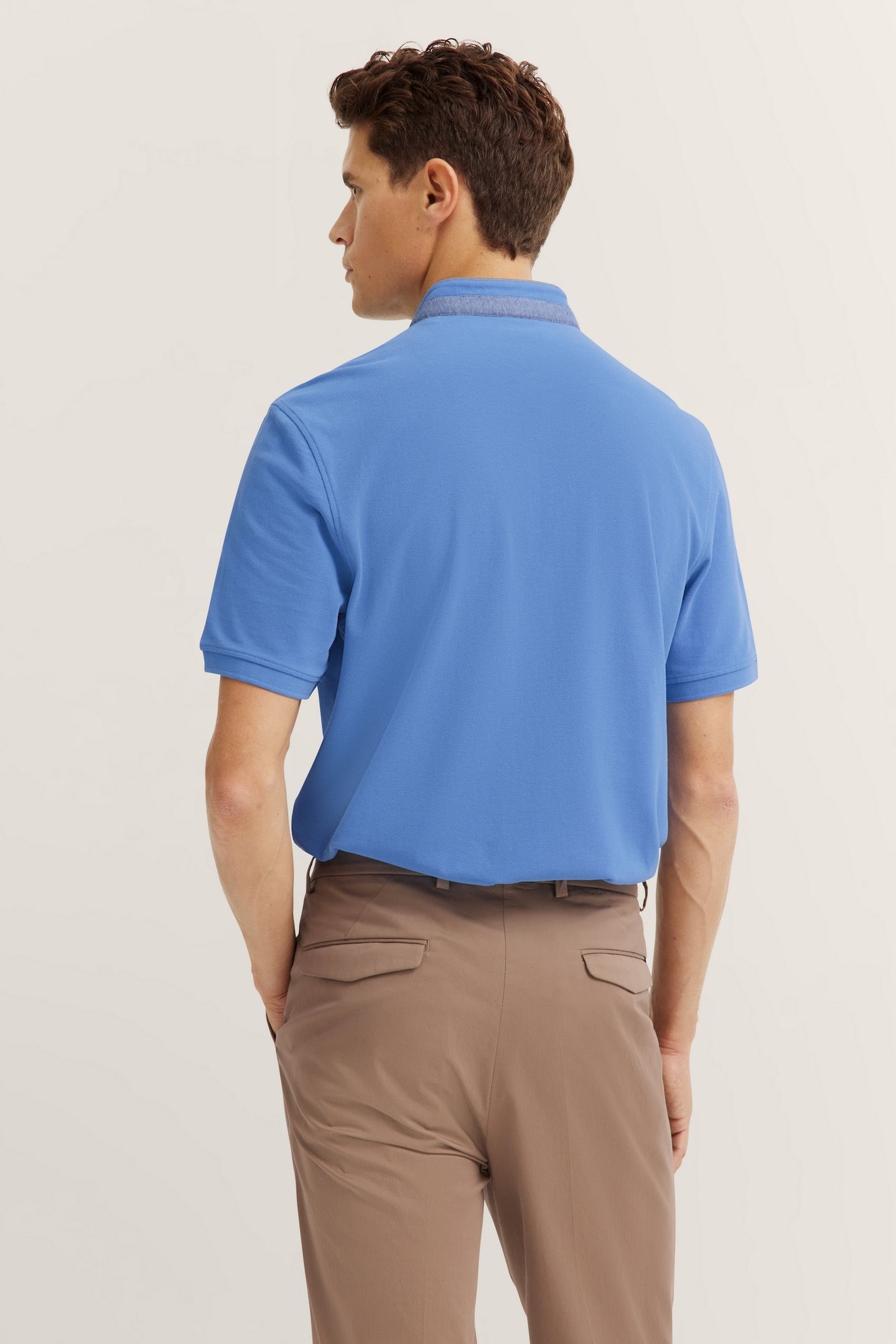 bugatti Poloshirt, mit Stehkragen