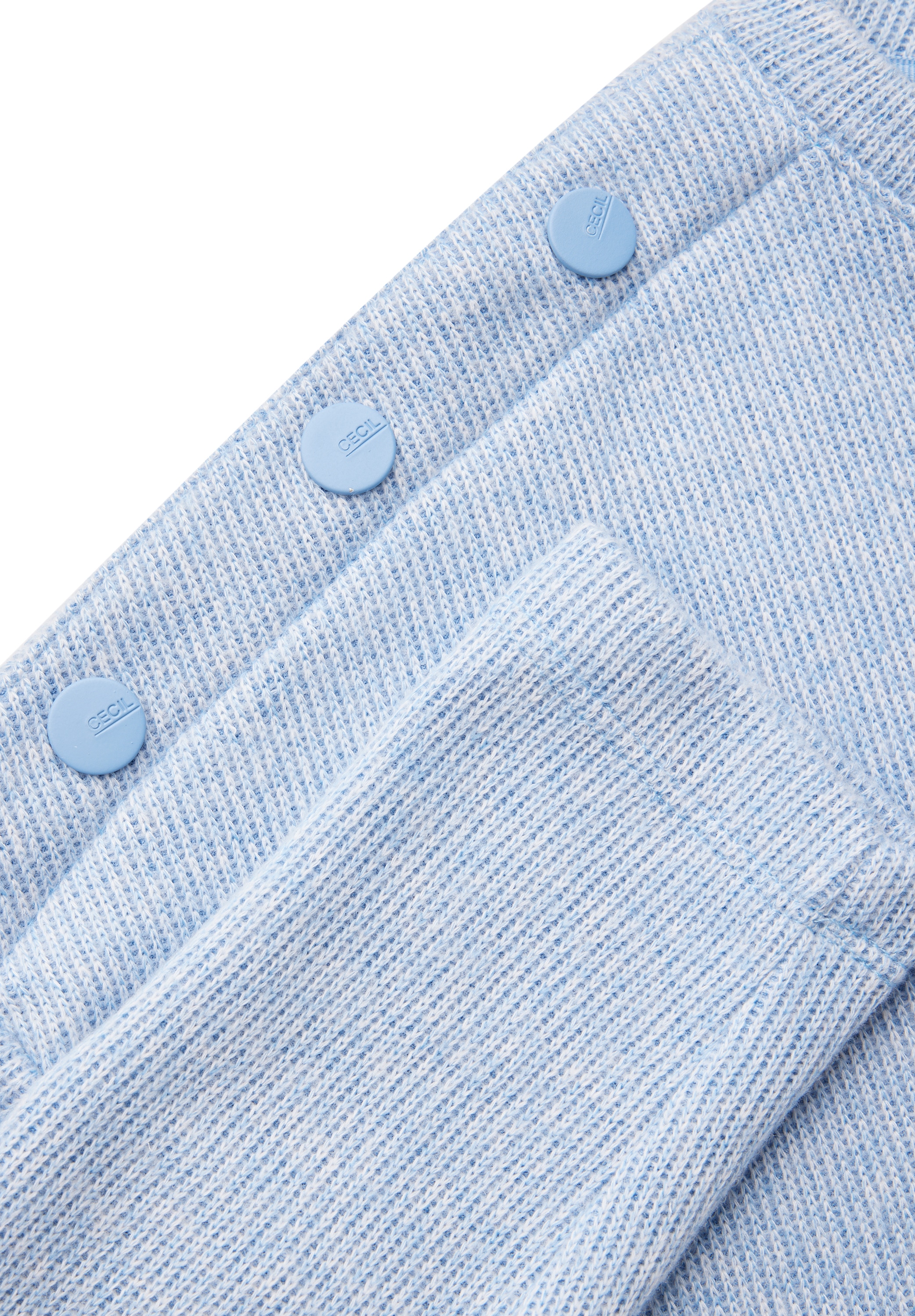 Cecil Langarmshirt, aus softem Materialmix