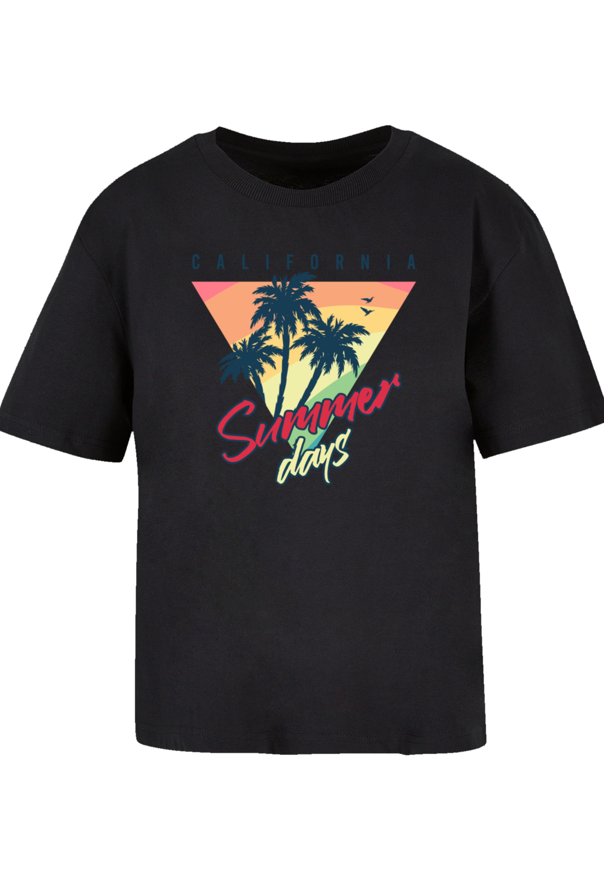 F4NT4STIC T-Shirt »California Palmen Retro«, Premium Qualität