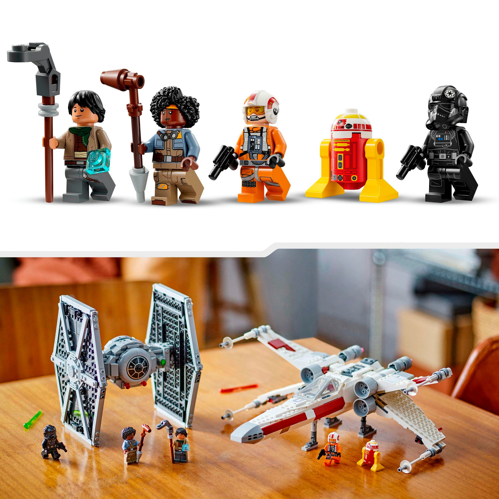 LEGO® Konstruktionsspielsteine »Mashup aus TIE Fighter & X-Wing (75393), LEGO Star Wars ™«, (1063 St.), Made in Europe