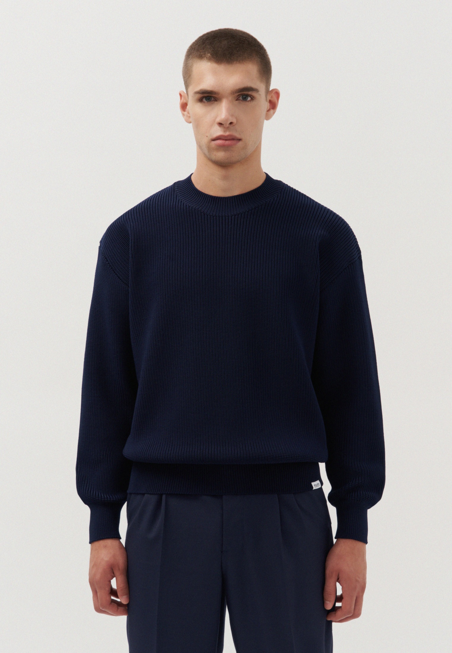 studio seidensticker Strickpullover »Studio« Langarm Rundhals