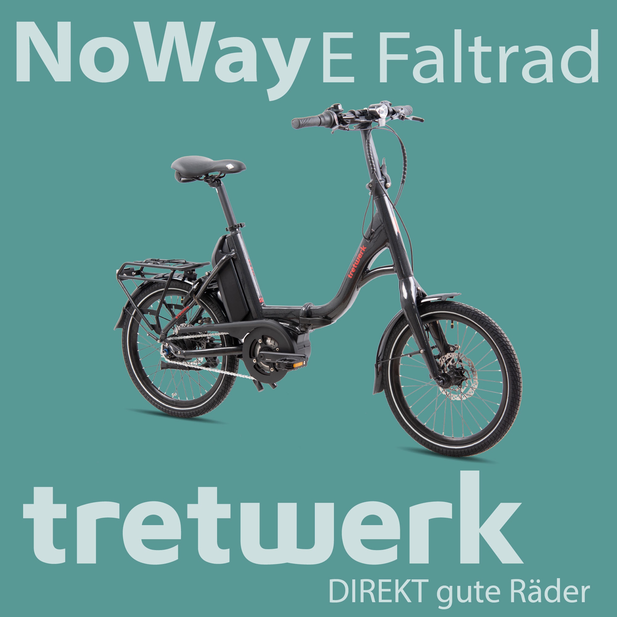 Tretwerk E-Bike »No Way«, 8 Gang, Mittelmotor 250 W, Pedelec, Elektrofahrrad für Damen u. Herren