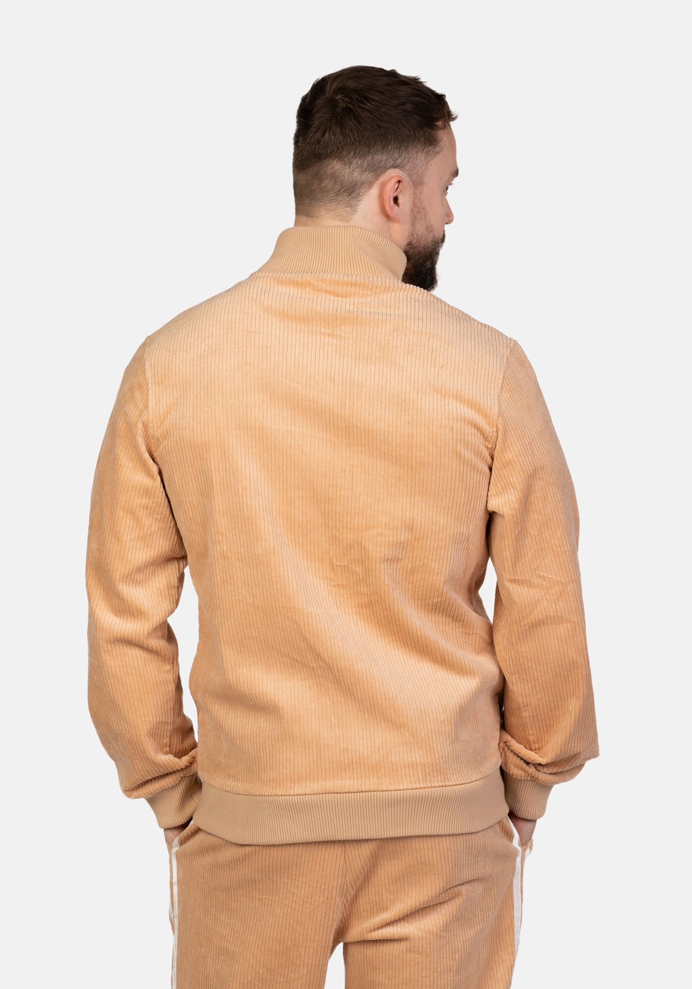 Sergio Tacchini Trainingsjacke »EDGAR CORDUROY TRACK TOP Herren«, ohne Kapuze, Trainingsjacke Herren, leichte Jacke, Retro, Sportjacke, Outdoor, Sale