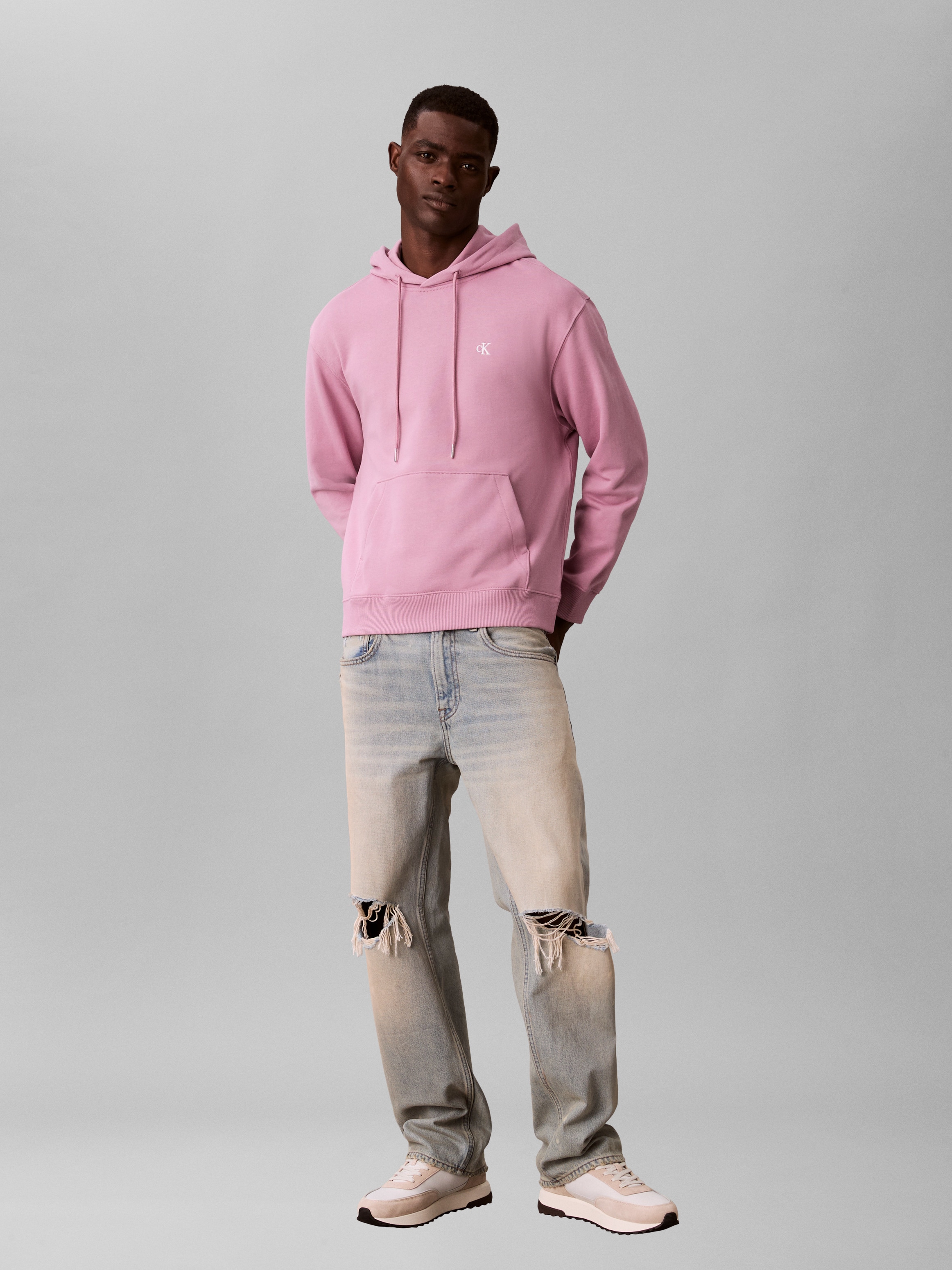 Calvin Klein Jeans Kapuzensweatshirt , Regular fit mit Rundhalsausschnitt
