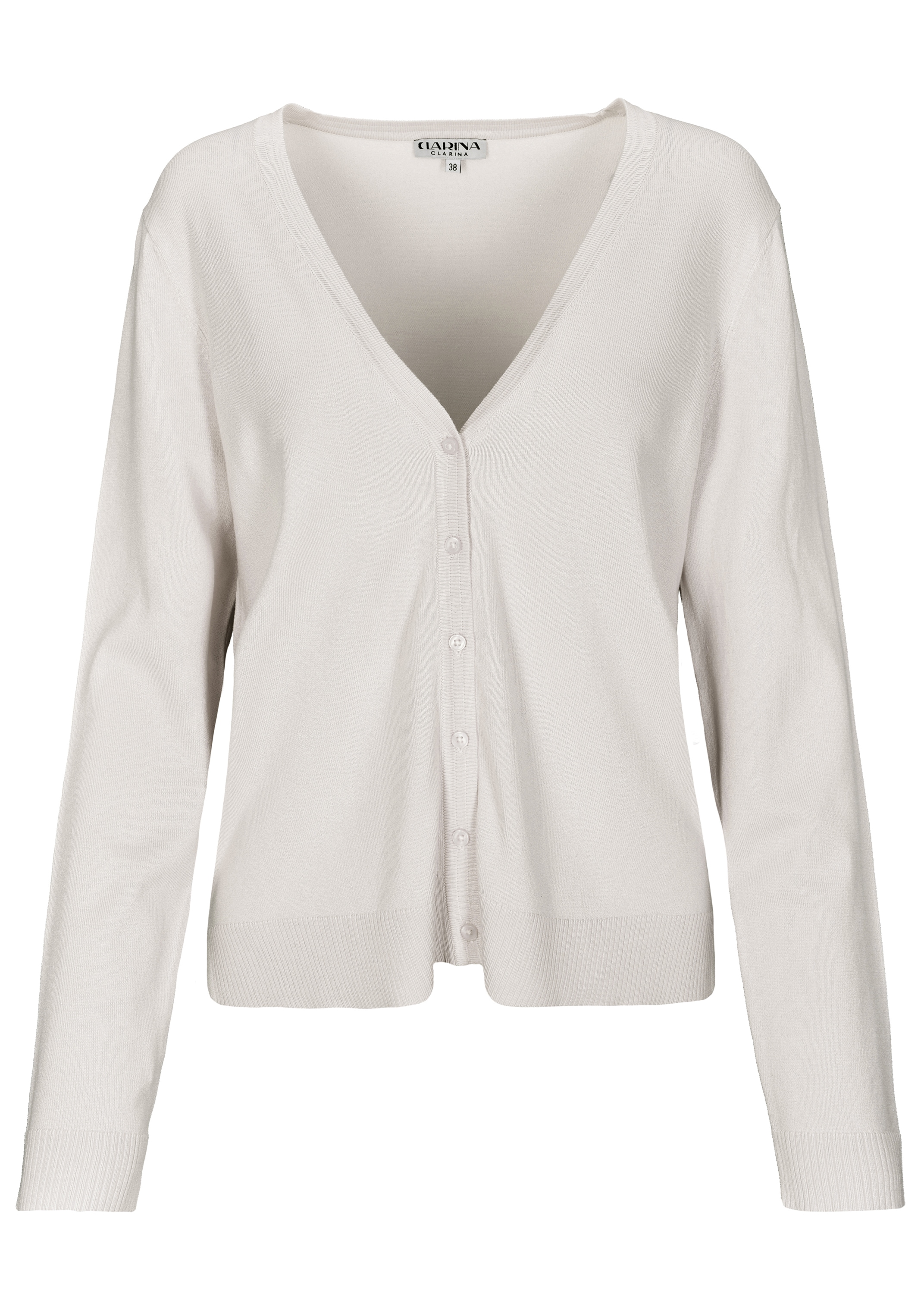 Clarina Strickjacke "WALTER" Viskose-Polyamid Mischung