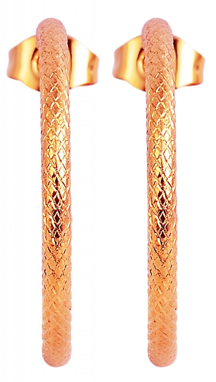 Adelia´s Paar Creolen »Neuheit 2025 - Damen Creolen aus mattem Edelstahl Ø 21 mm«