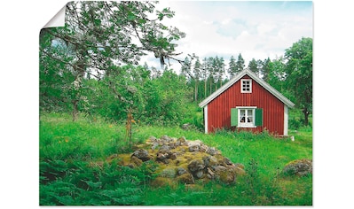 Artland Wandbild »Schweden Landschaftsfotografie«, Wiesen & Bäume, (1 St.), in vielen... kaufen