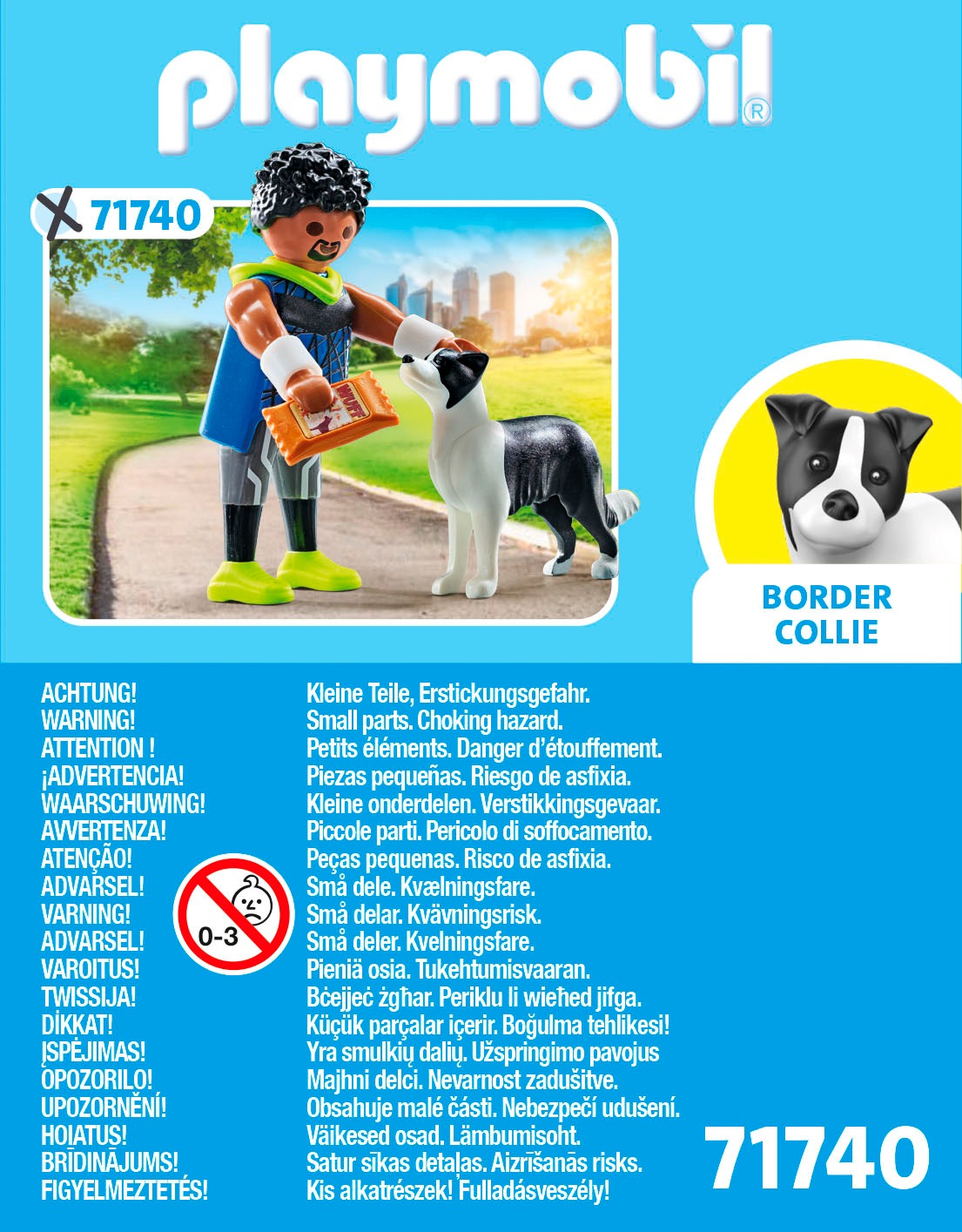 Playmobil® Konstruktions-Spielset »Jogger mit Border Collie (71740), Playmobil My Life«, (7 St.)