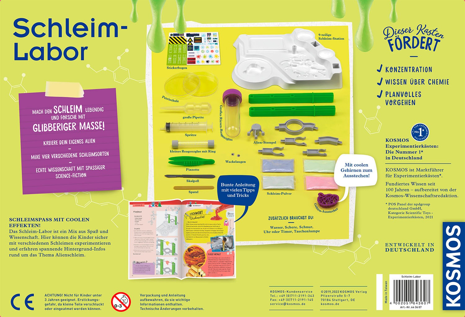 Kosmos Experimentierkasten »Schleim-Labor«