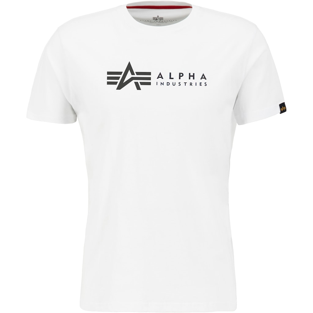 Alpha Industries Rundhalsshirt »Label T 2 Pack« (Packung 2 tlg. 2er-Pack)