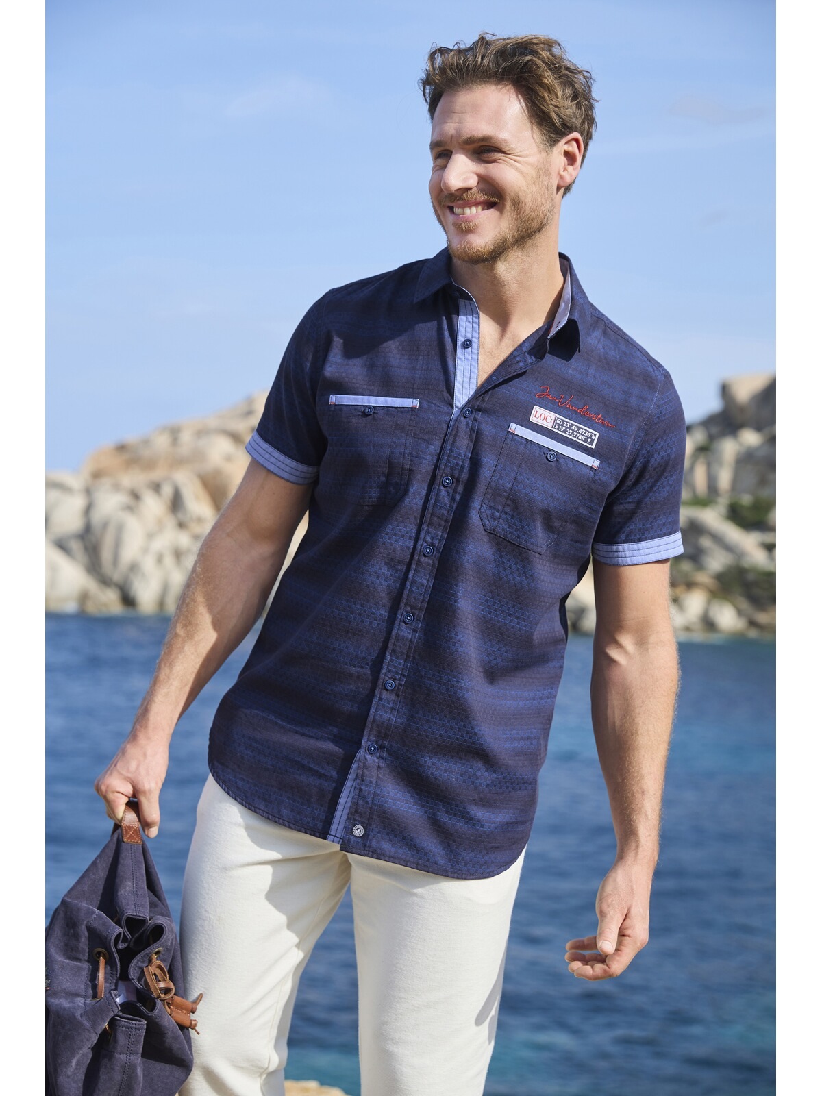 Thumbnail - Jan Vanderstorm Kurzarmhemd "Kurzarmhemd LEIKVARD"