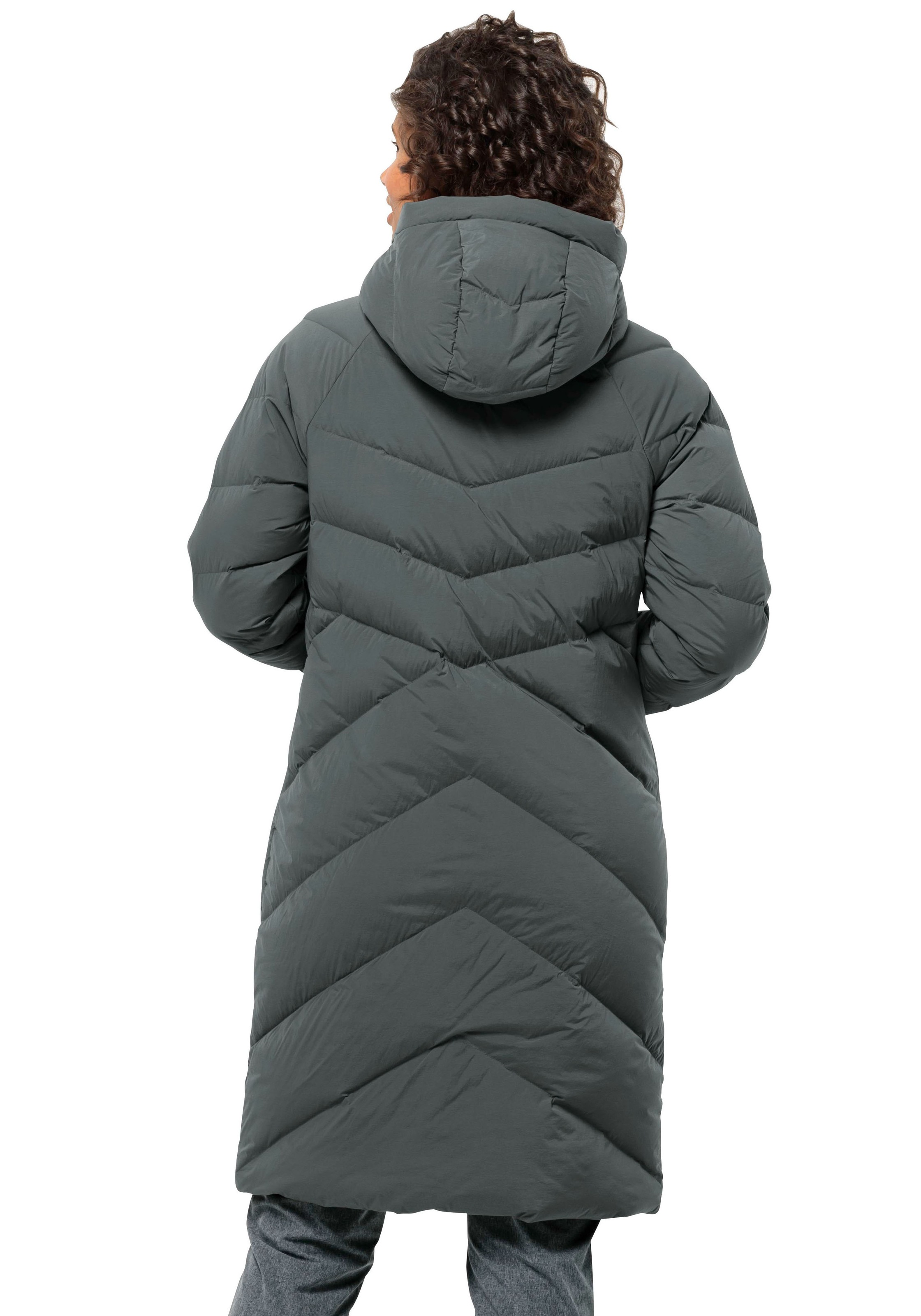 Jack Wolfskin Daunenmantel "MARIENPLATZ COAT W" Wärmend, winddicht, Daunenj günstig online kaufen