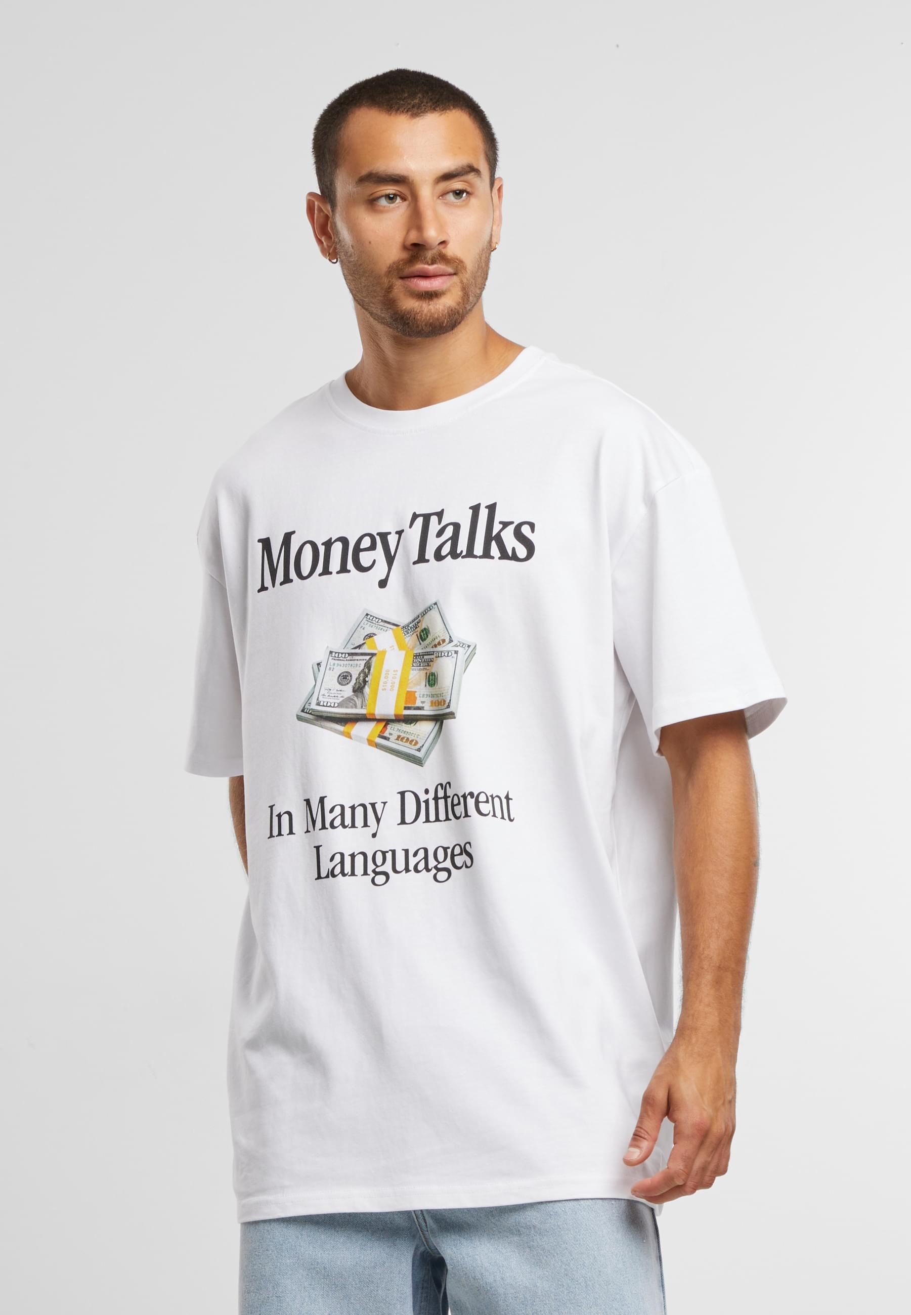 MisterTee T-Shirt »MisterTee Money Talks Oversize Tee«, (1 tlg.)