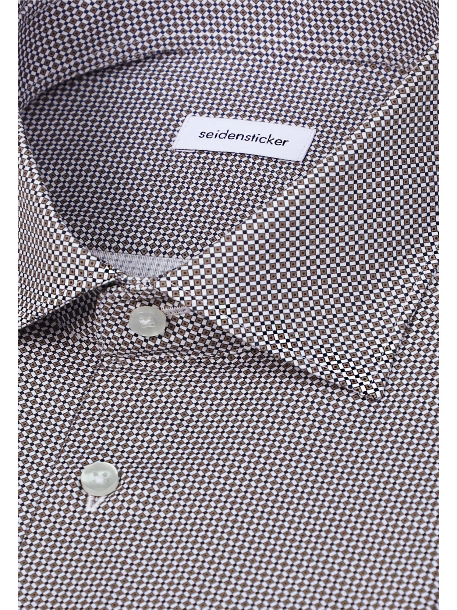 seidensticker Businesshemd »Schwarze Rose« Slim 1/1 Kentkragen Druck