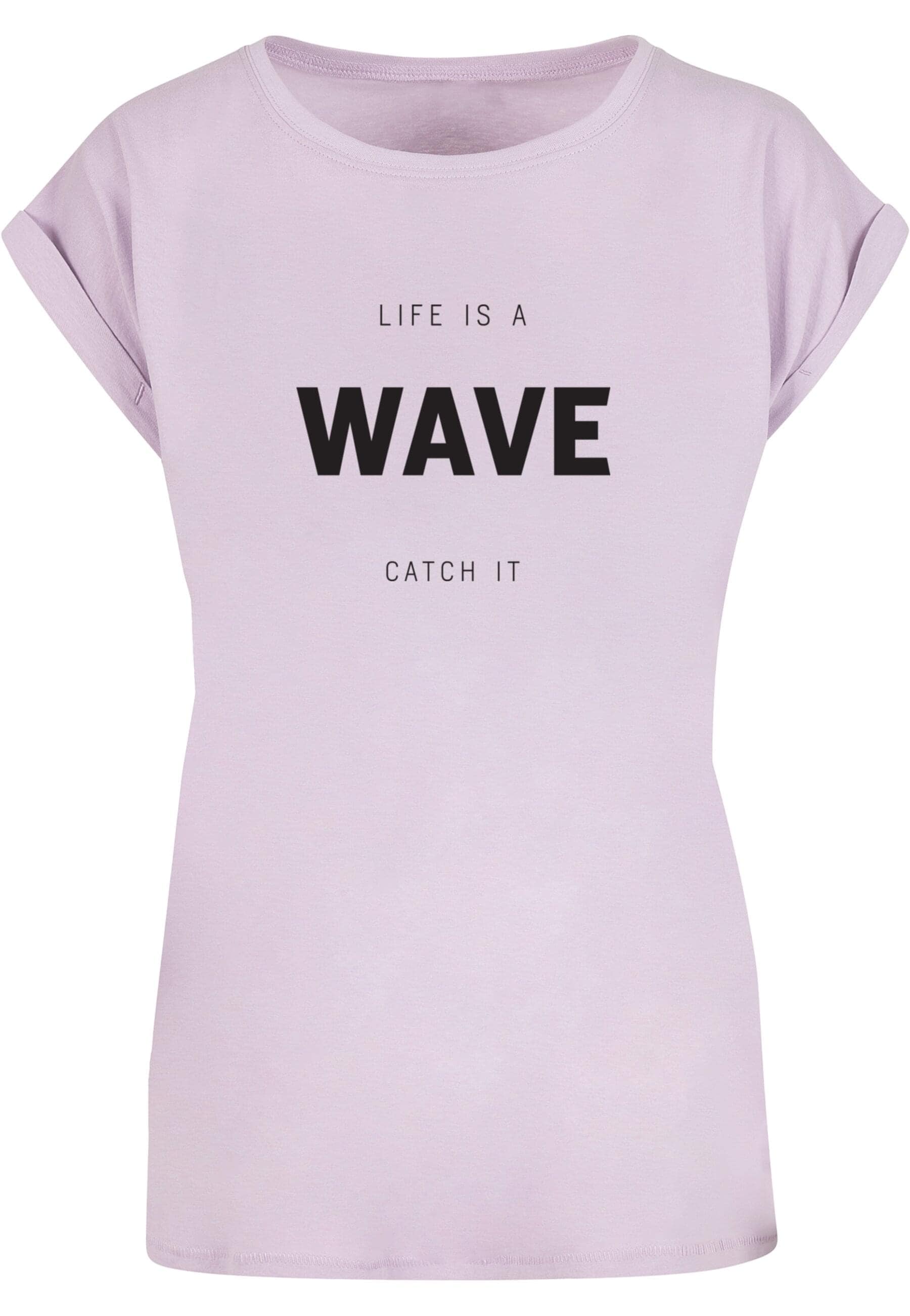 Merchcode T-Shirt "Merchcode Damen Ladies Summer - Life is a wave T-Shirt" günstig online kaufen