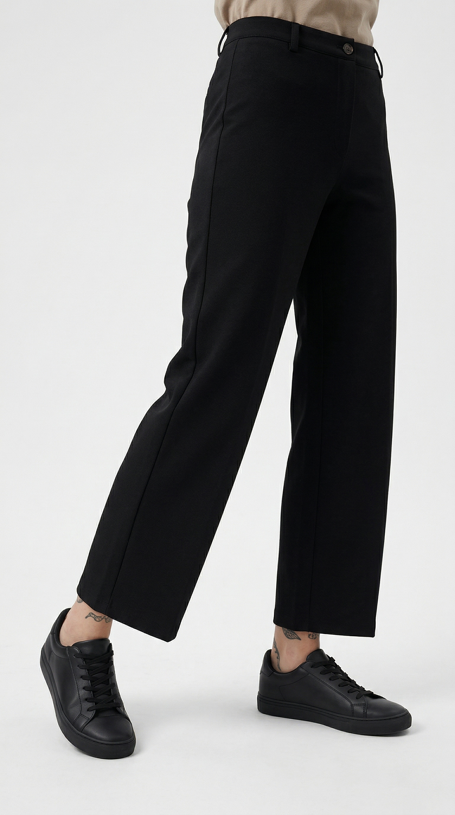 FREEQUENT Stoffhose "FQNANNI-PANTS" Sommerhose mit Seiten-und Gesäßtaschen